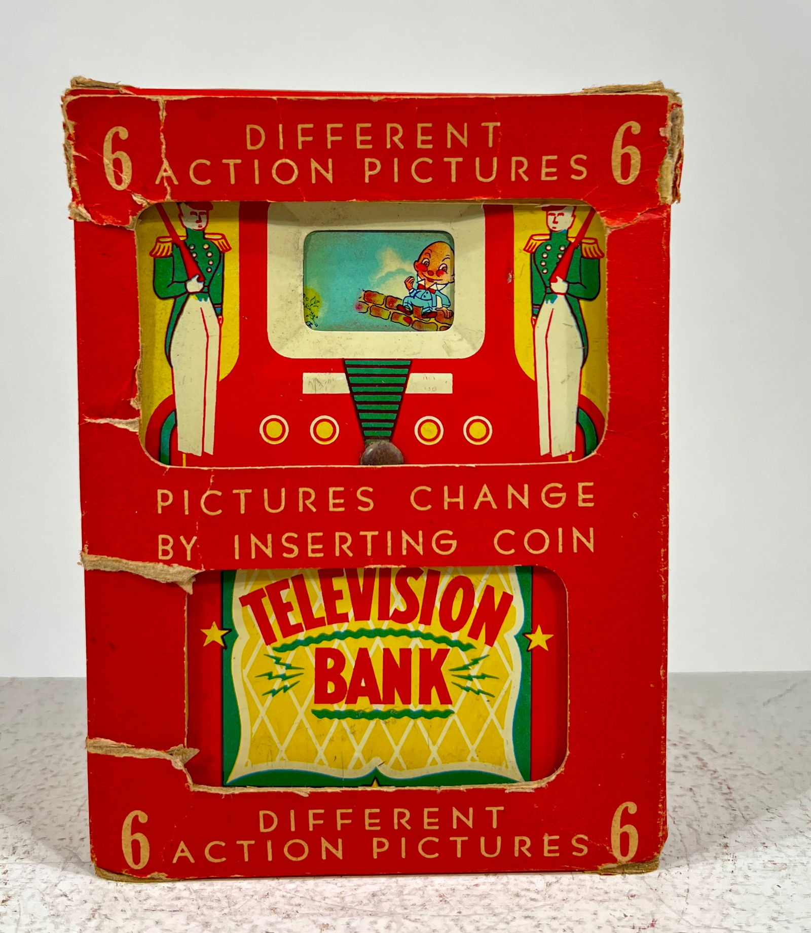 Television Bank with Box (1 of 3)