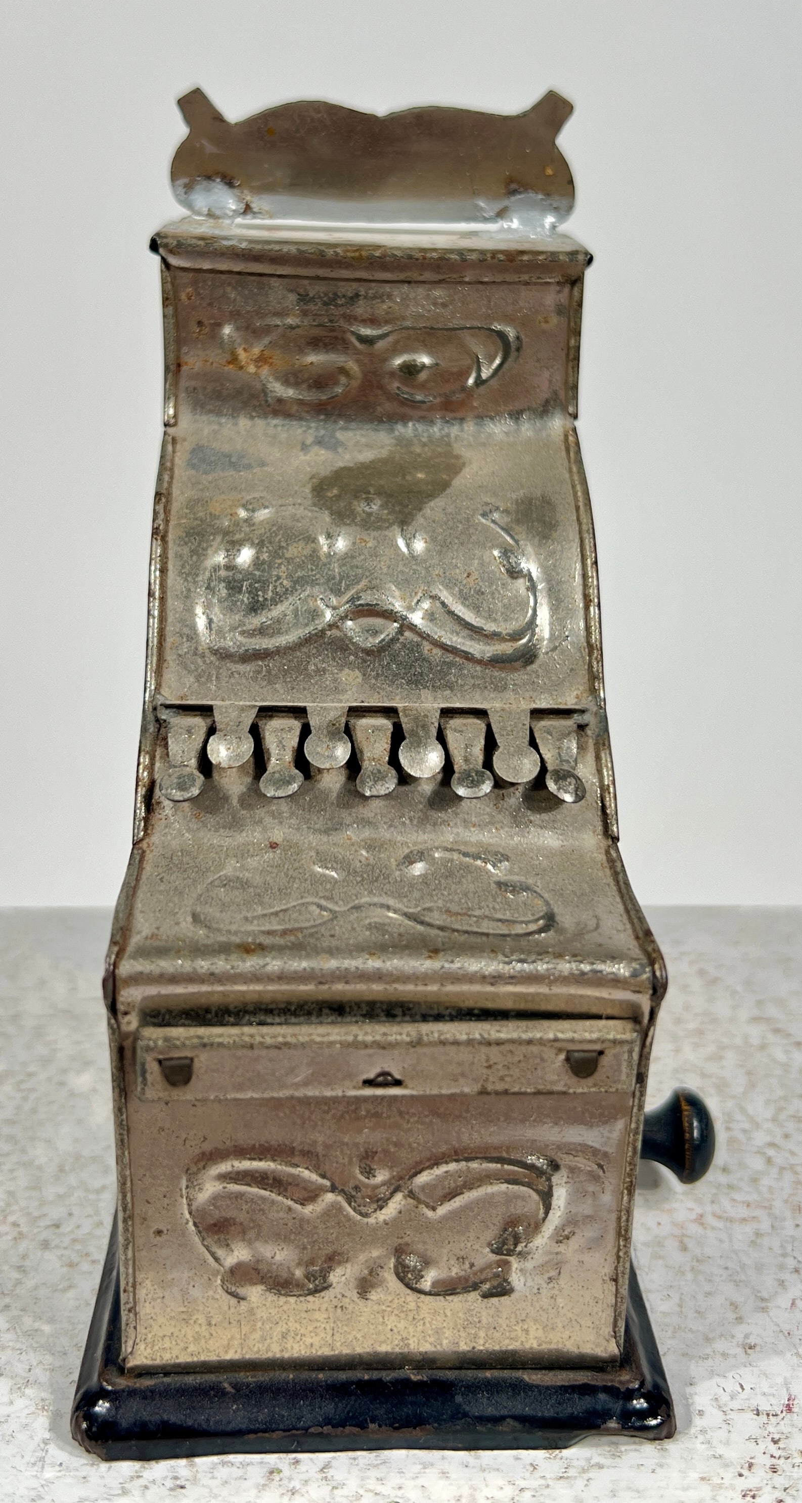 Model Savings Bank Tin Mechanical Bank (1 of 3)
