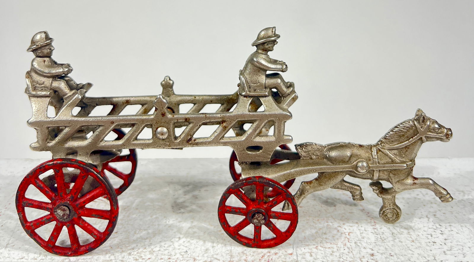 Single Horse Cast Iron Hook and Ladder (1 of 2)