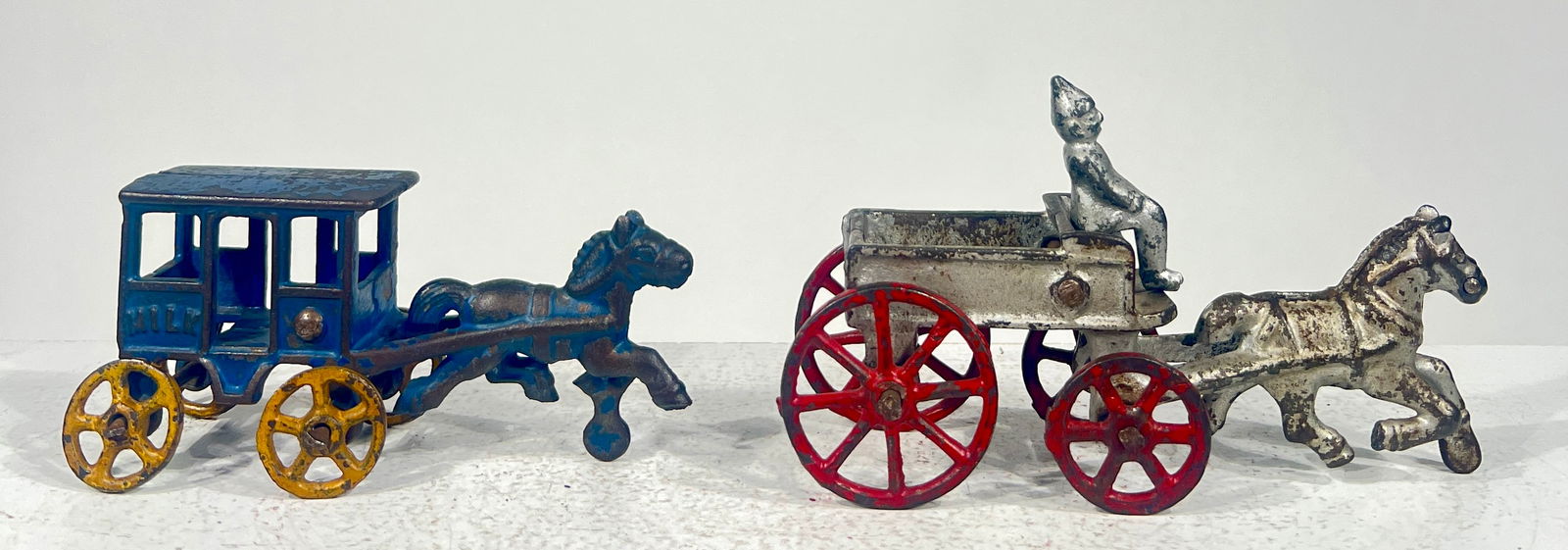 Miniature Milk Wagon and Dray (2) (1 of 2)