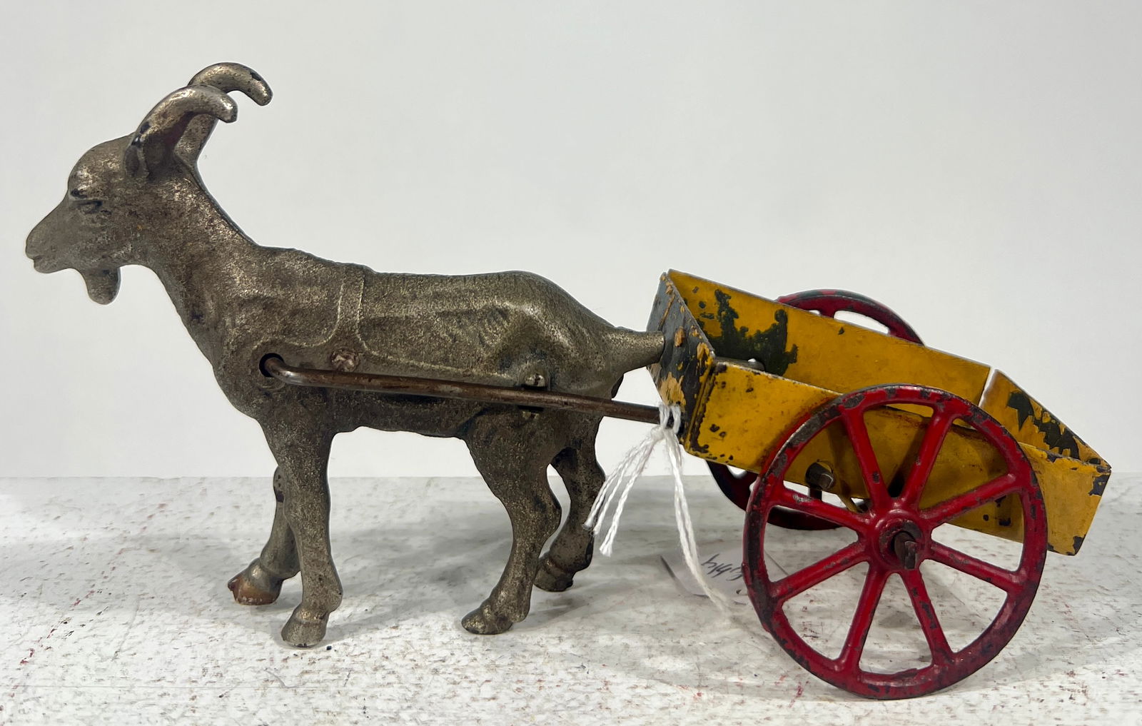 Goat Drawn Dray Wagon Cast Iron and Tin (1 of 2)