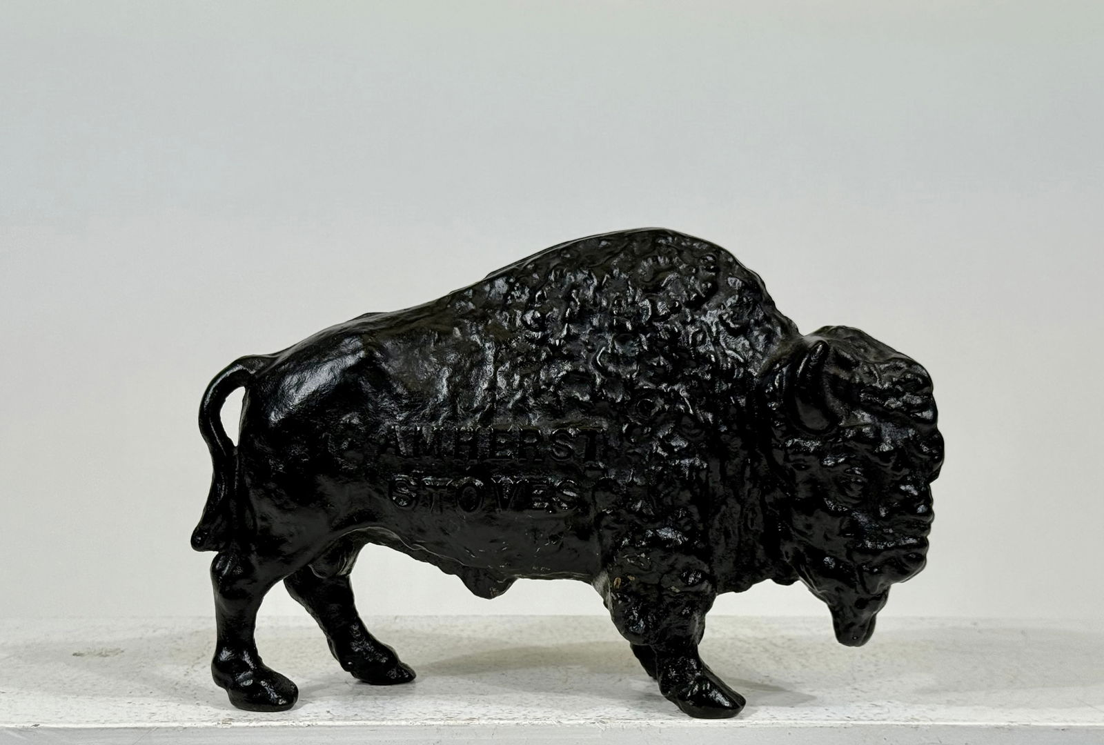 Amherst Stoves Buffalo Bank: American- 1930 7 1/2"L X 5 1/2"T X 2 1/2"DThe Pierce Collection