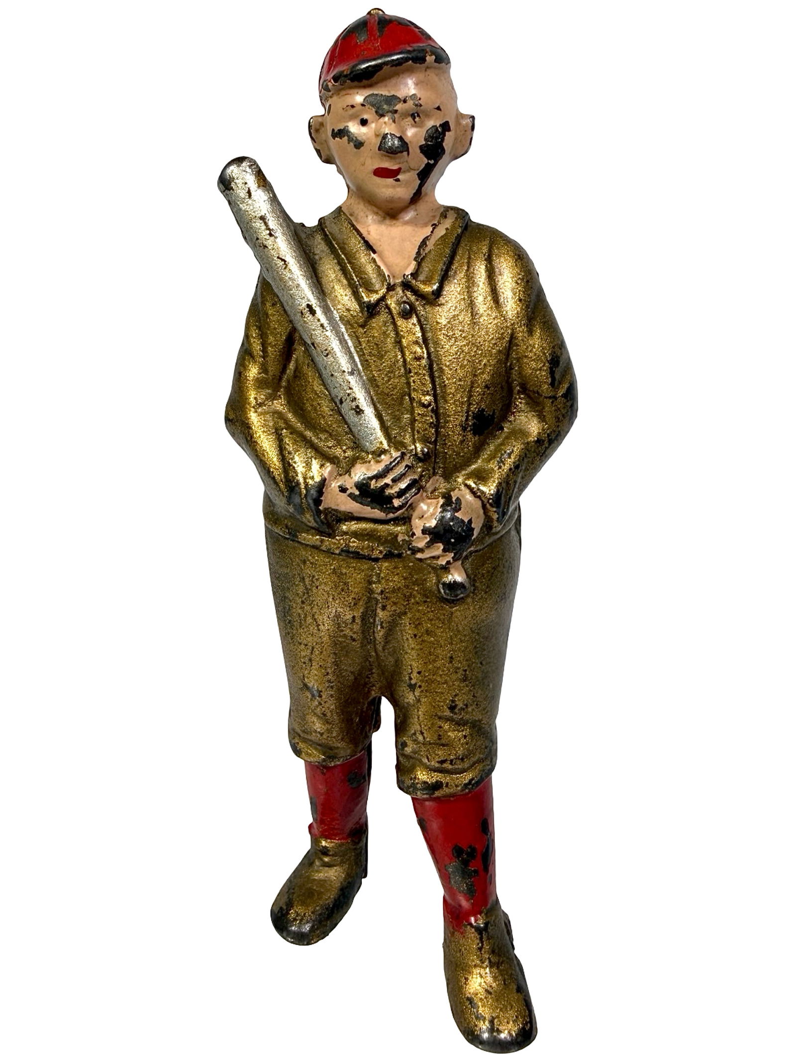 Baseball Player with Painted Face: By A. C. Williams Company. Ravenna, Oh. - 1915. 5 3/8" Tall.