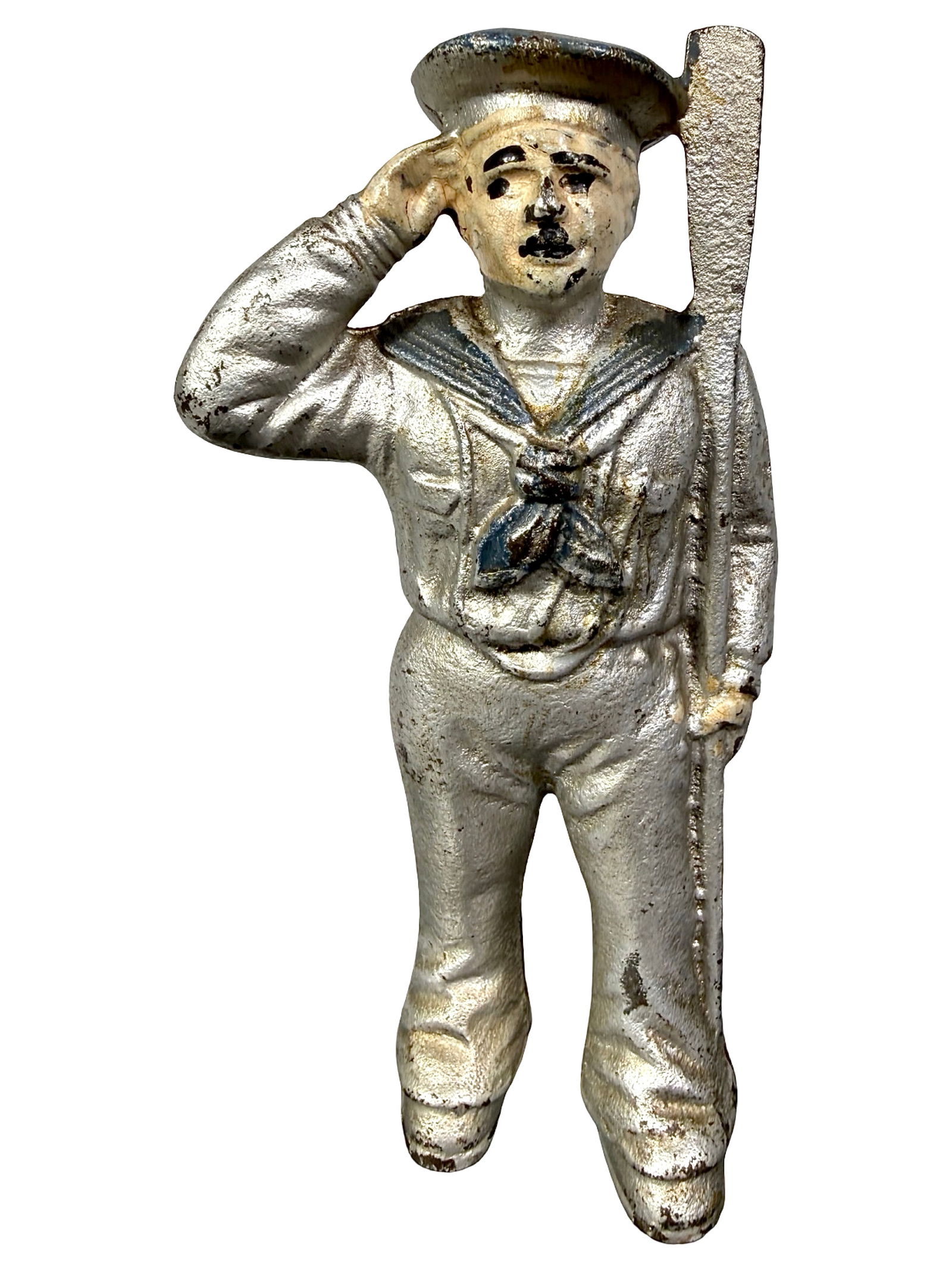 Sailor Bank - Large Size: Made by Hubley Mfg. Company. Lancaster, Pa. - 1915. 5 5/8" Tall. The Mike Henry Collection.
