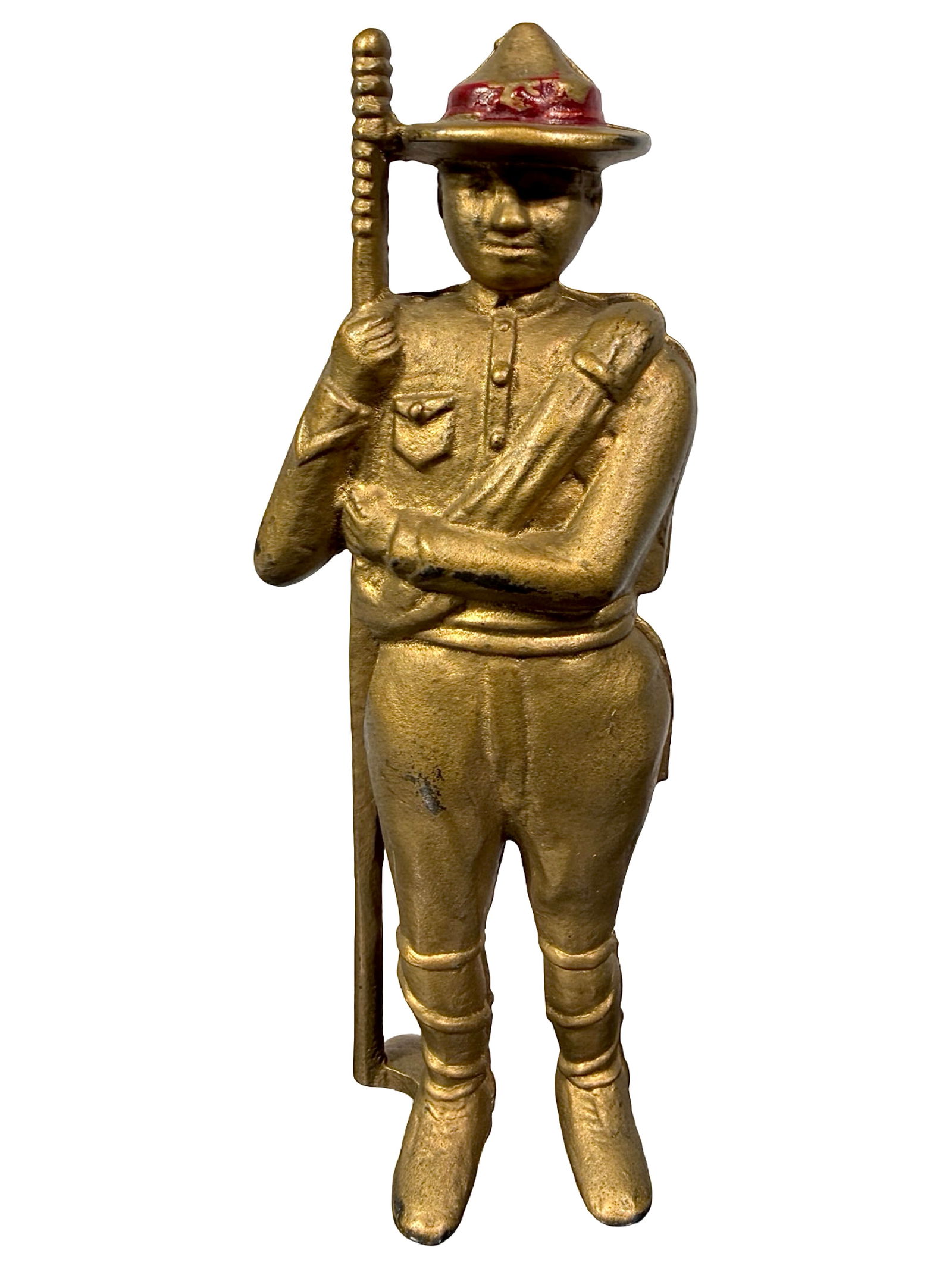 The Boyscout Bank: By A. C. Williams Company. Ravenna, Oh. - 1915. 6" Tall.