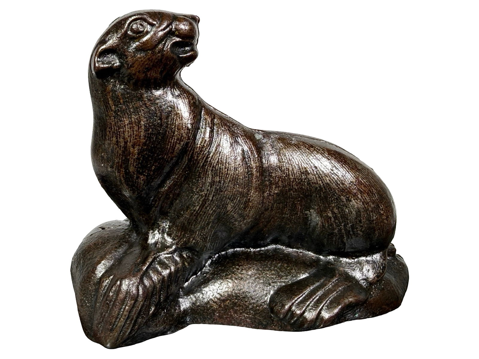 Seal on Rocks: Made by Arcade Mfg. Co. Freeport, IL - 1910. 4 3/8" Long x 3 1/2" Tall.
