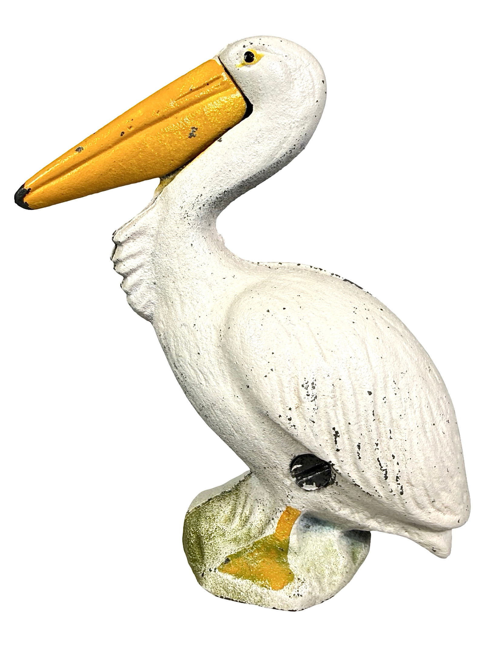 Pelican Bank: Made by Hubley Mfg. Company. Lancaster, Pa. - 1930. 5" Tall x 4" Long x 2 1/2" Deep.