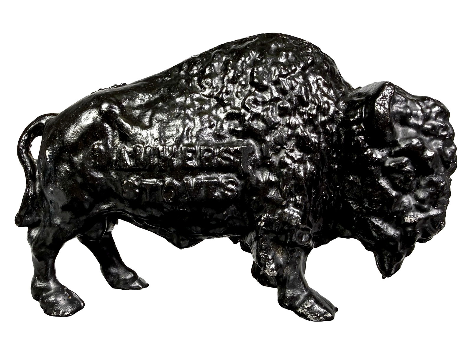 Amherst Stoves Buffalo: Aluminum Version. American - 1930's. 8" Long x 5" Tall.