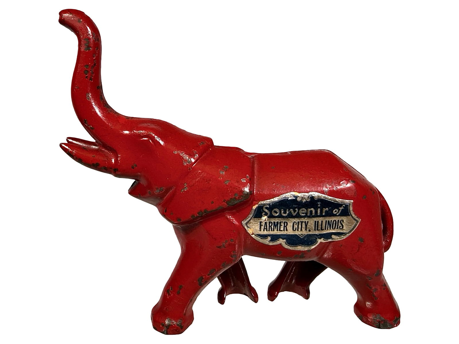 Art Deco Elephant with Advertisement (1 of 6)
