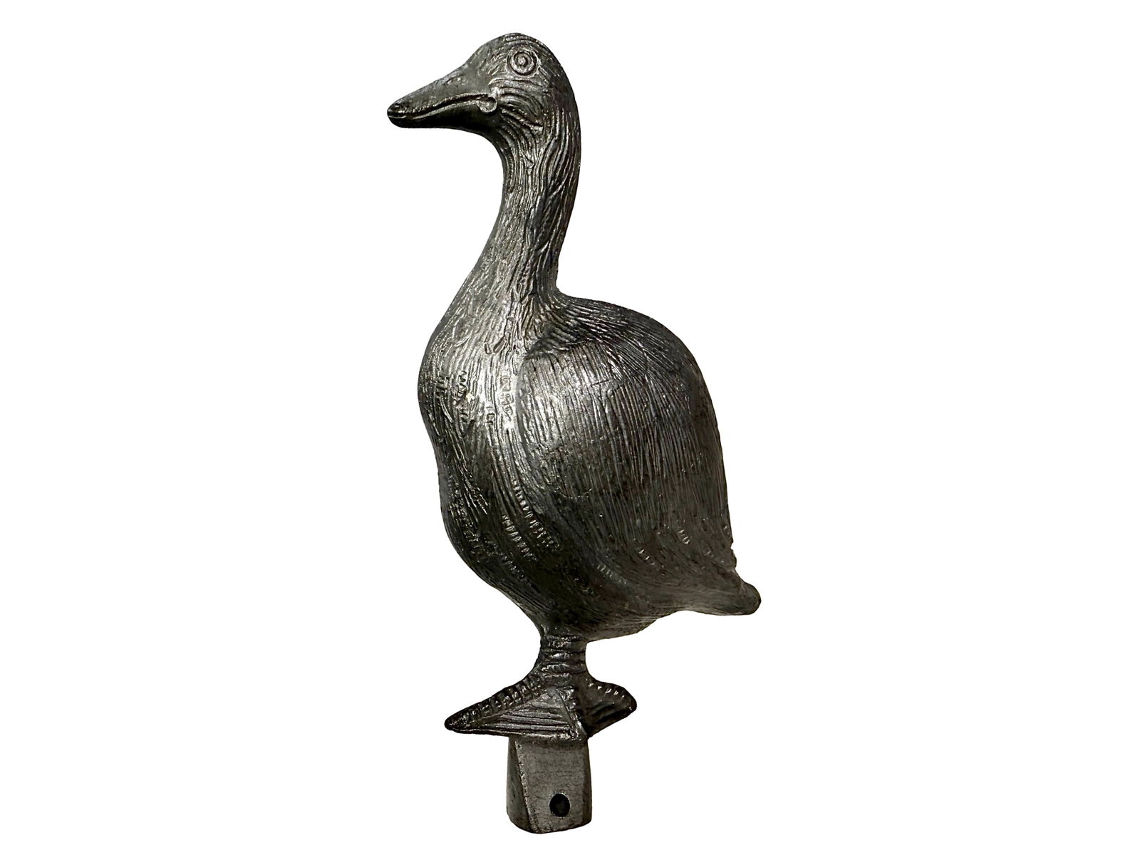 Red Goose Shoes Lead Pattern Half: Made by Arcade Mfg. Co. Freeport, IL - 1920. 4 3/4" Tall. The Mike Henry Collection.