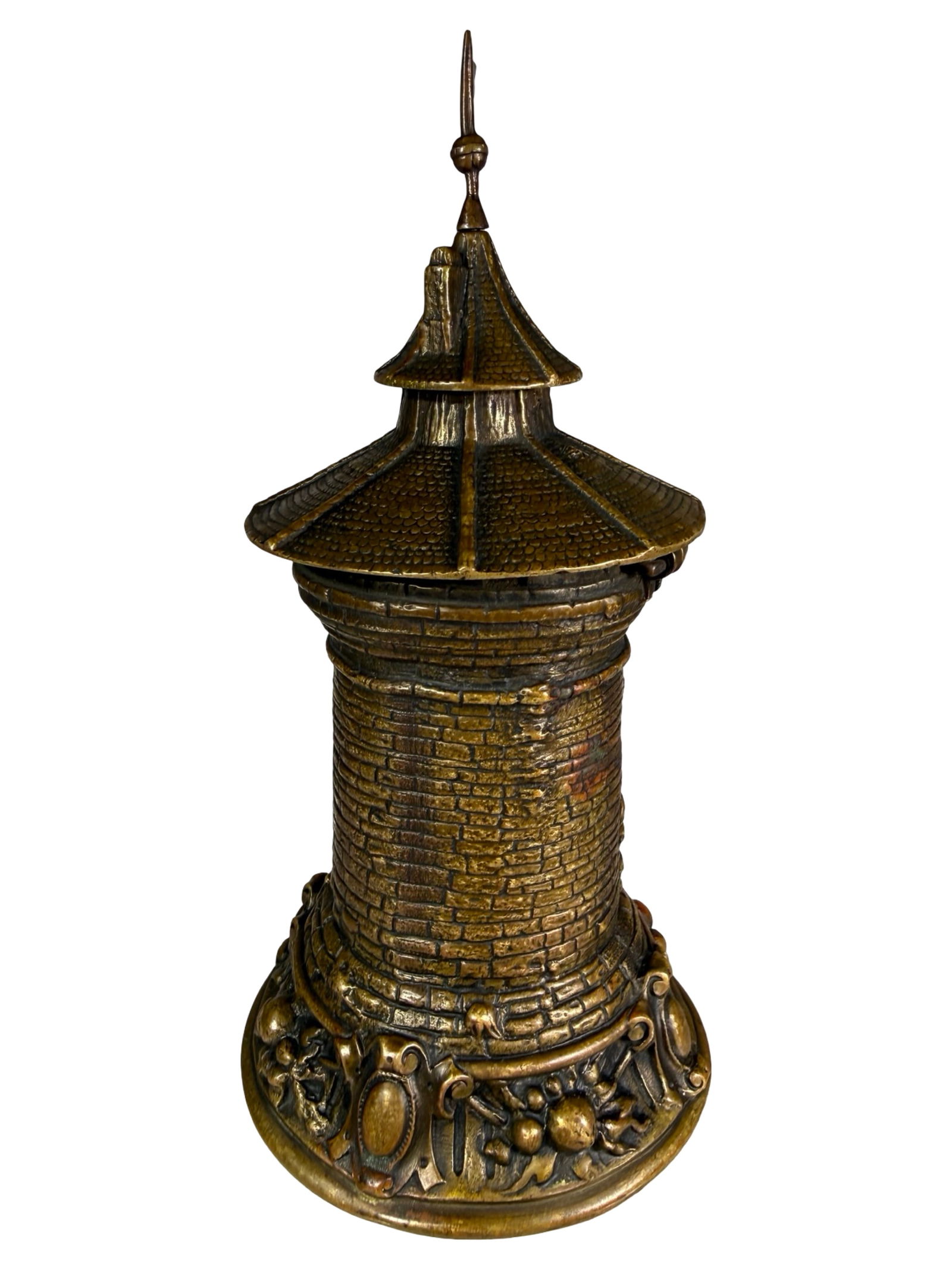 Circular Tower with Flag - 2