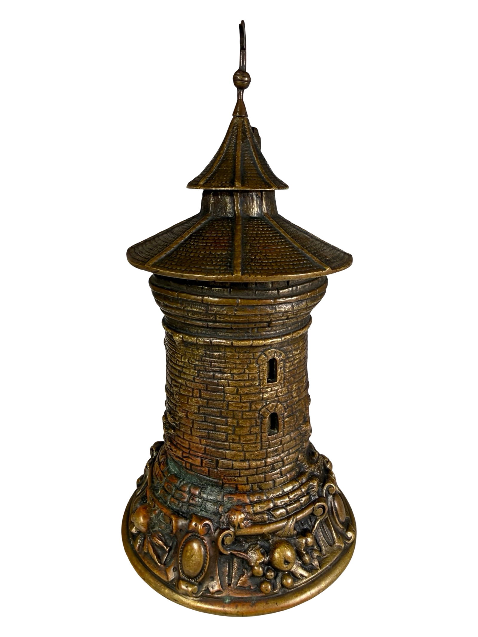 Circular Tower with Flag - 4