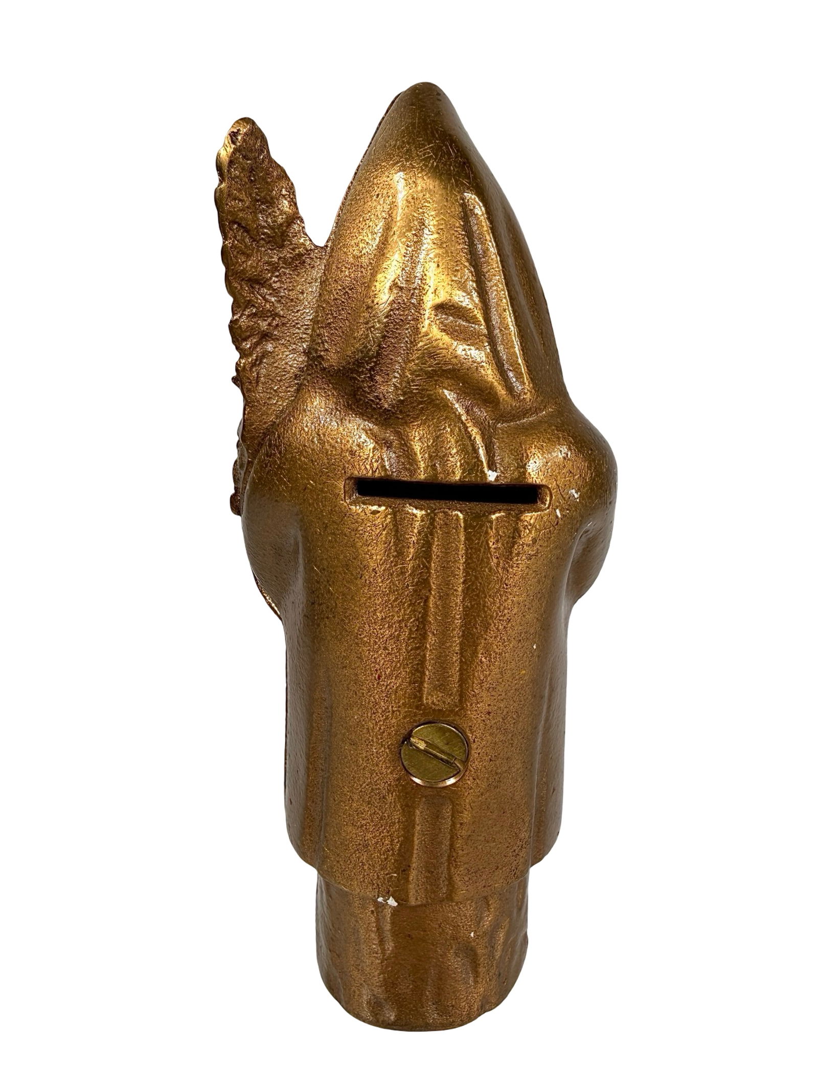 Santa with Tree Brass - Possibly a Pattern - 3