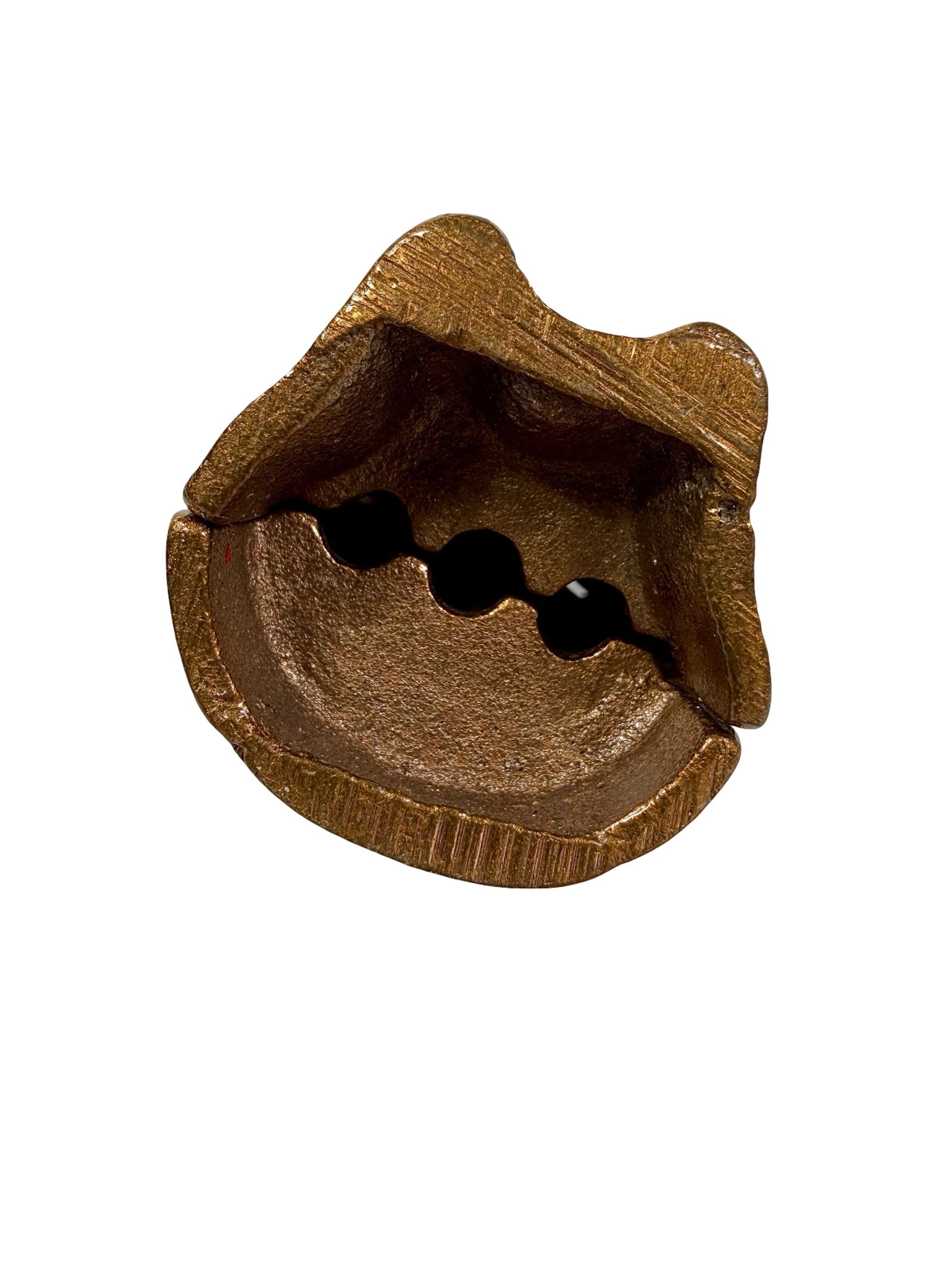 Santa with Tree Brass - Possibly a Pattern - 5