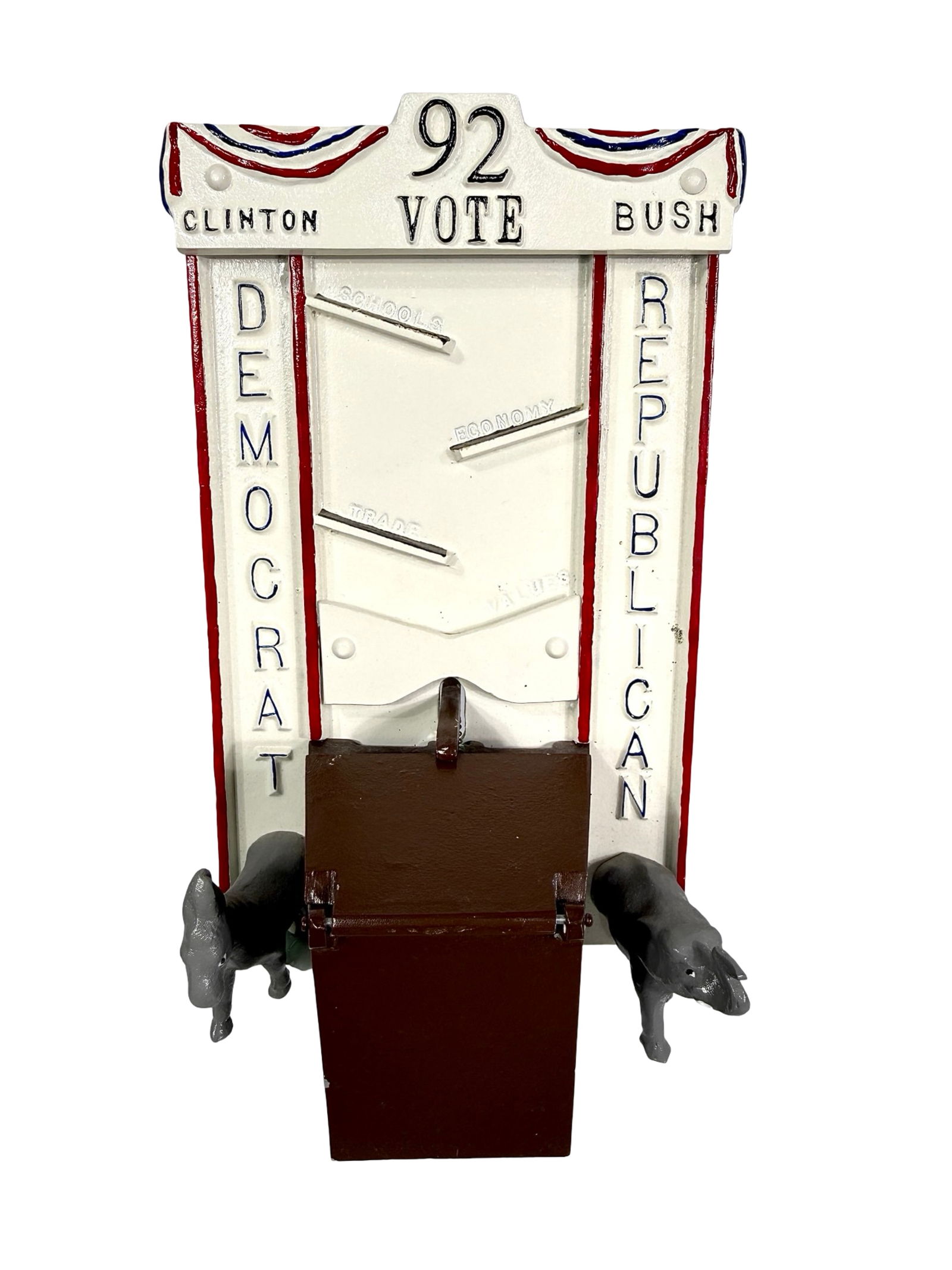 The 92 Vote Bank: Reynolds Toys - Virginia 1992 - 10"T x 6"W x 5"D