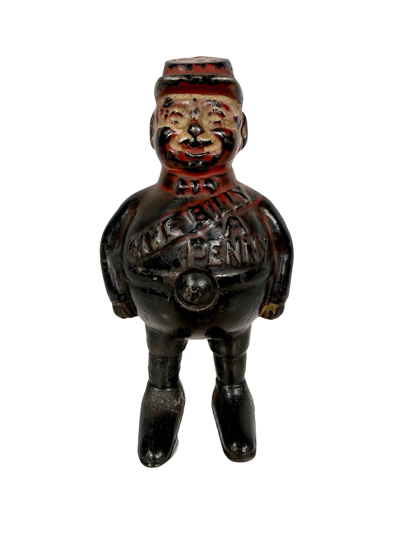 Billy Bounce Bank with Twistpin: Wing Mfg. Co. - American 1915 - 5"T x 2 1/2"W