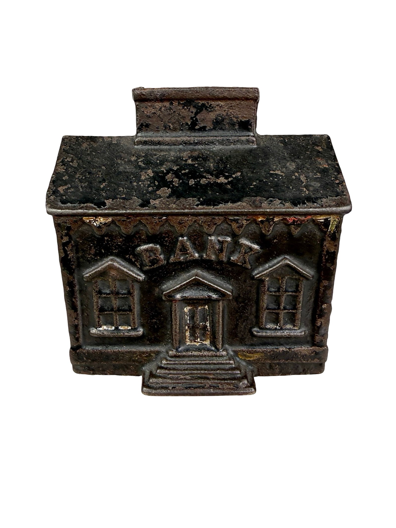 House with Chimney Slot: American 1880 - 3" T x 2 3/4" W - Clayton Luther Collection