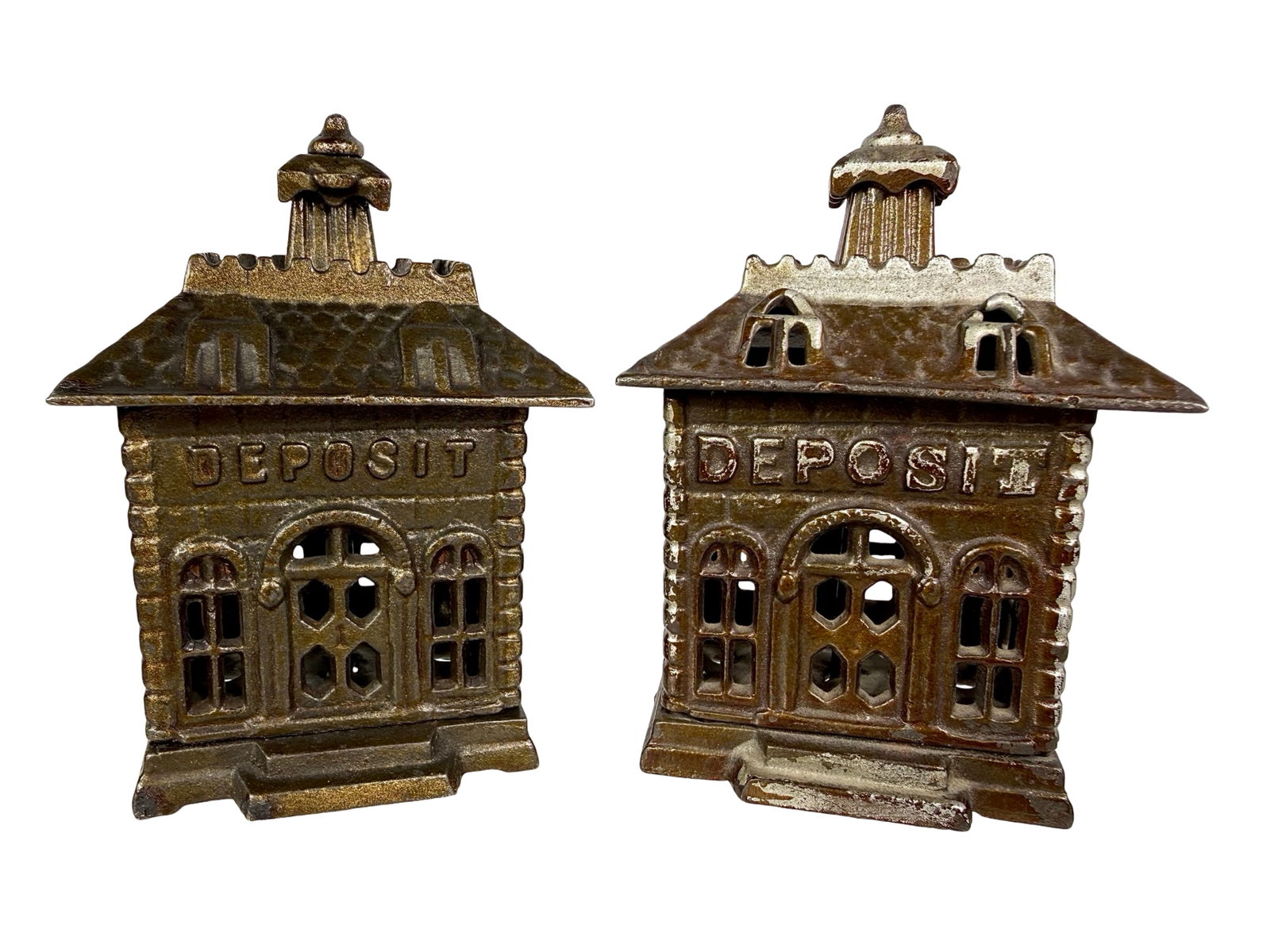 Deposit Banks- Large and Small Letters: Grey Iron Casting Co. Pennsylvania 1900- 4 1/4"T -The Tom Kellogg Collection