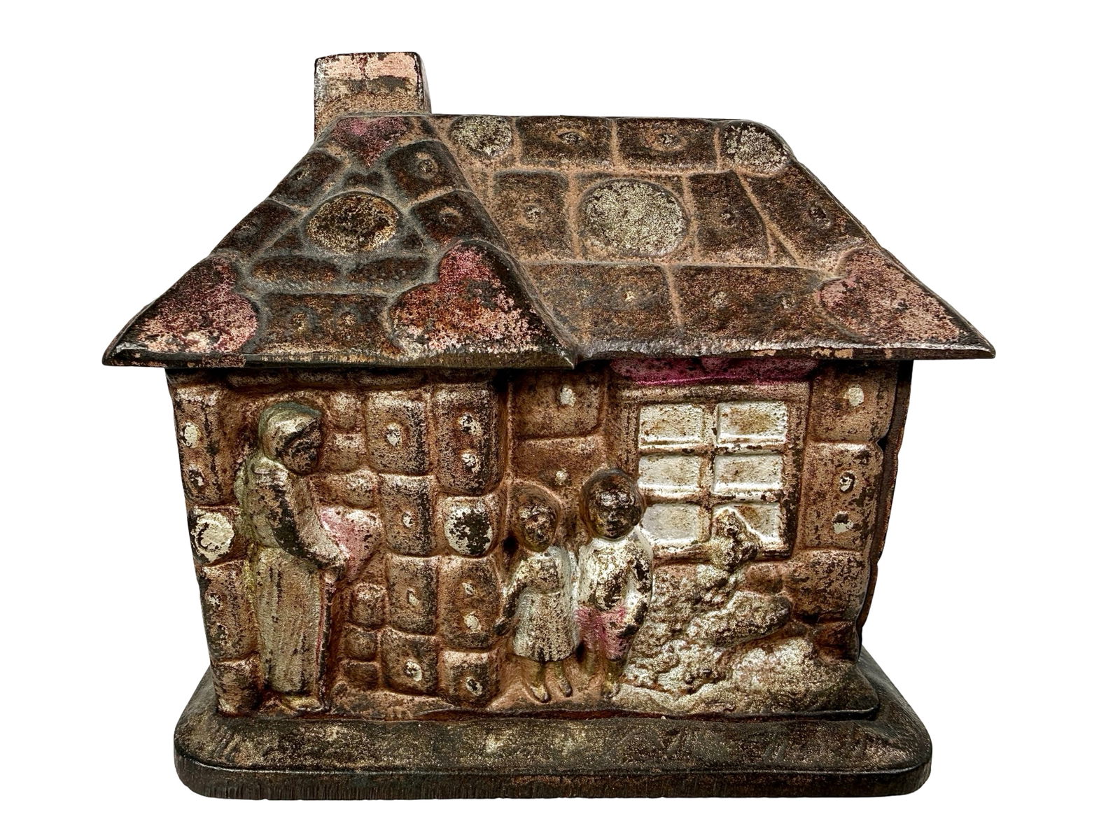 Gingerbread House: French 1910- 4"T x 4 1/2"W -The Tom Kellogg Collection