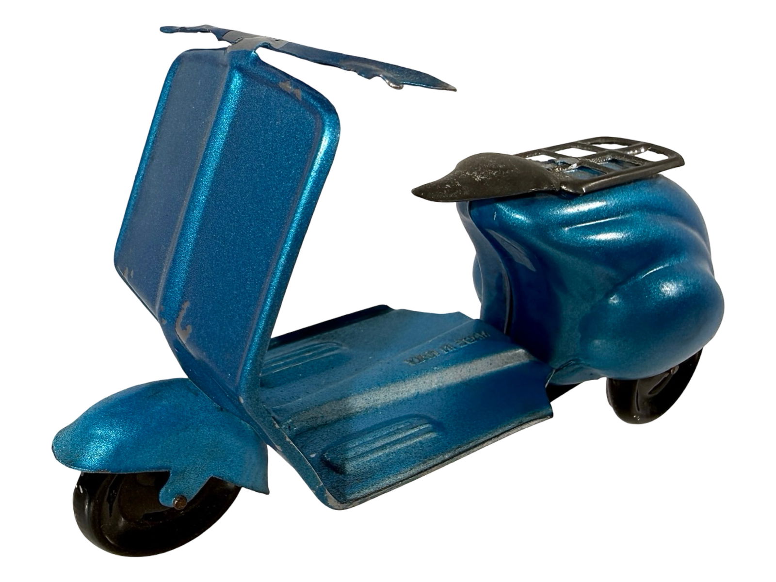 Vespa Tin Scooter: Made in Italy 1950's - 3"T x 5 5/8"L