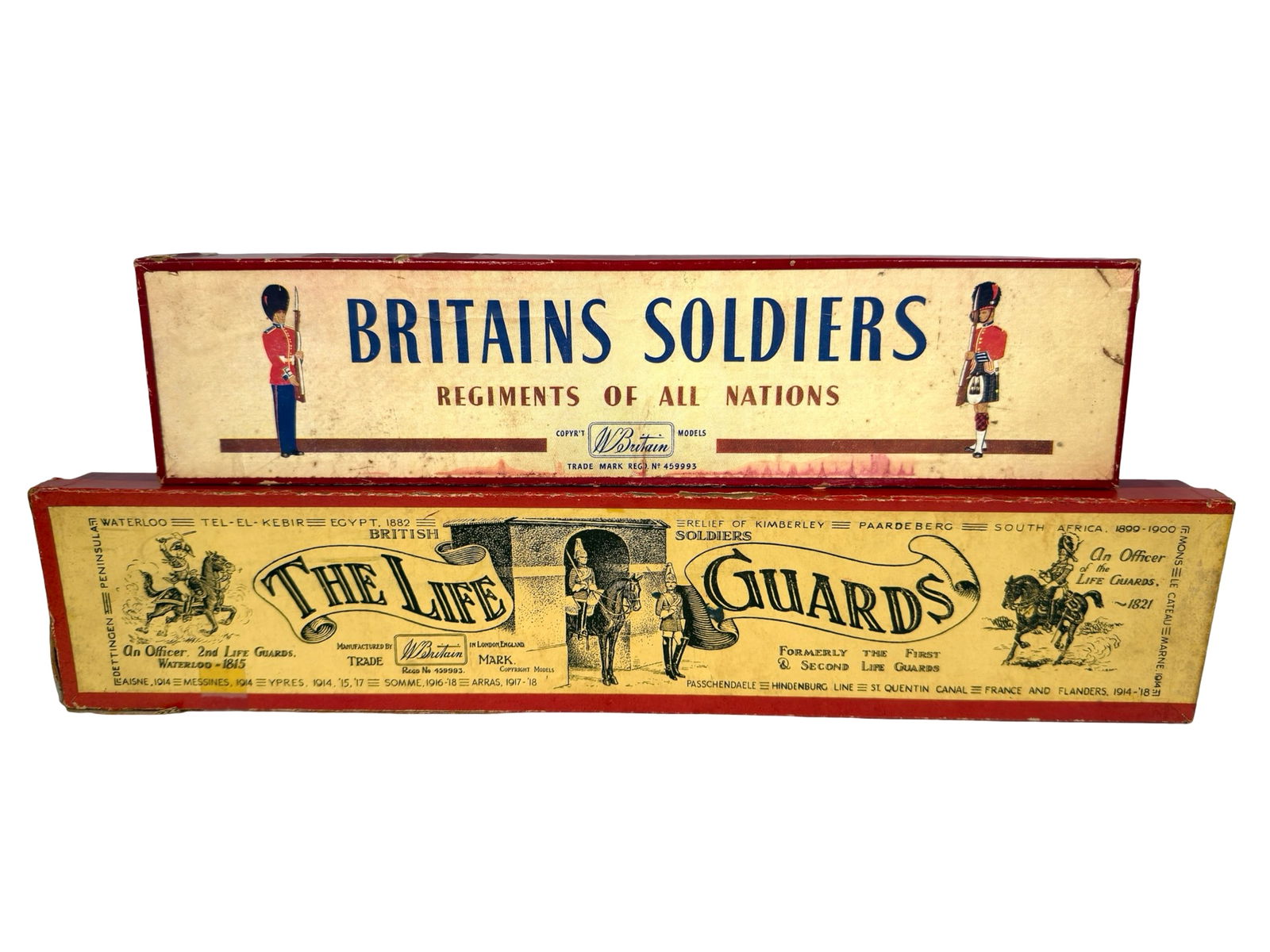 Three Britain's Postwar Soldier Sets - # 1,120, and 1283 - Together with a Scarce picture pack #768B (1 of 3)