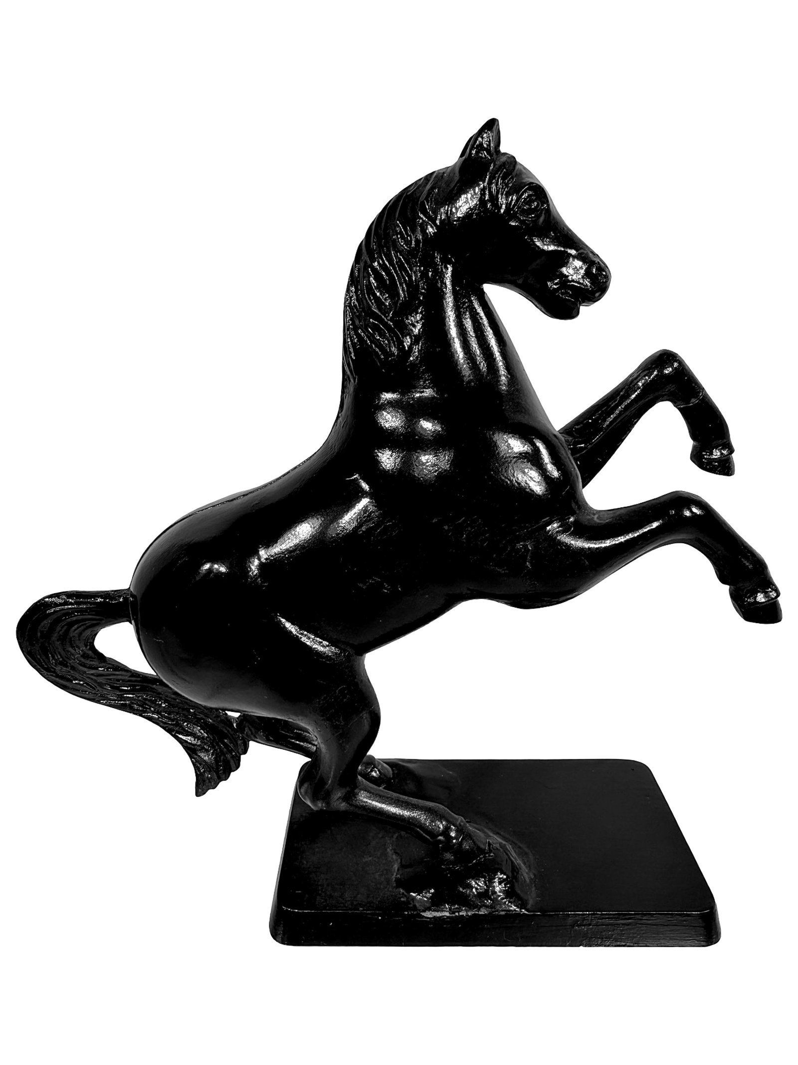 Large Rearing Horse Bank - Rare Original Wood Pattern (1 of 7)