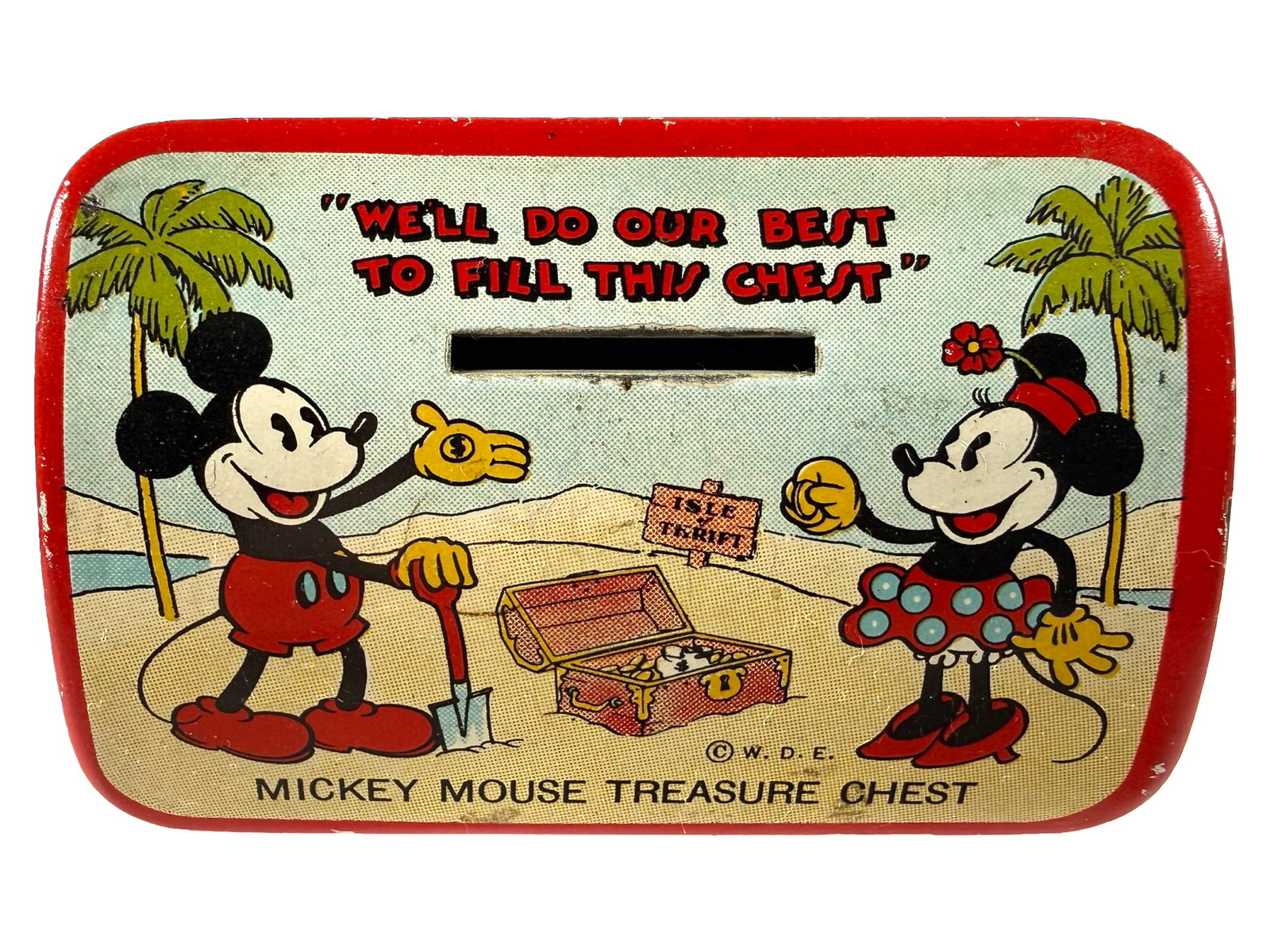 Mickey Mouse Tin Treasure Chest (1 of 6)