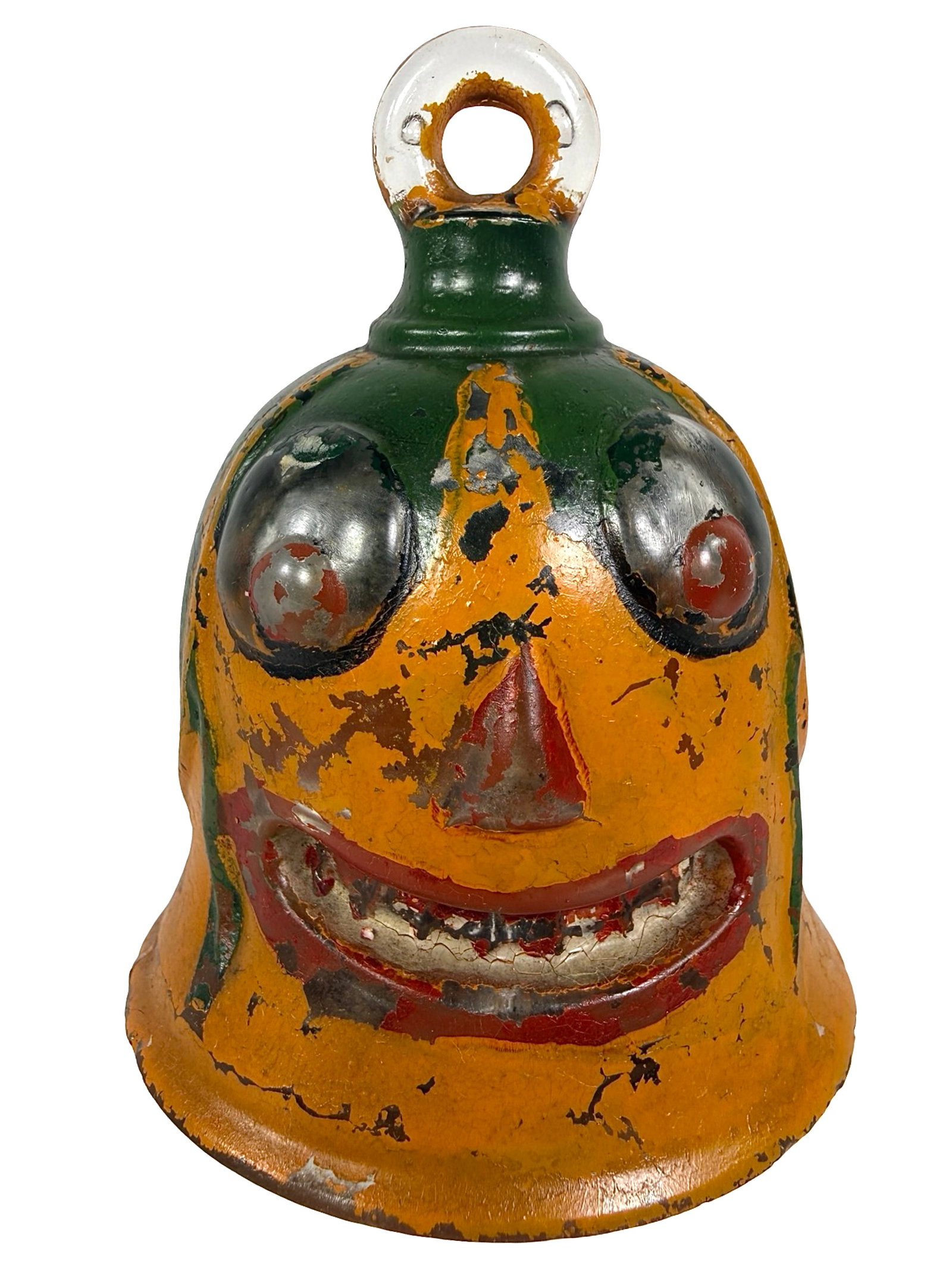 Rare Goblin Halloween Still Bank: First used as a Candy Container. USA - 1920 - 3 1/2" T x 3 1/4" D. Bob and Shirley Peirce Collection.