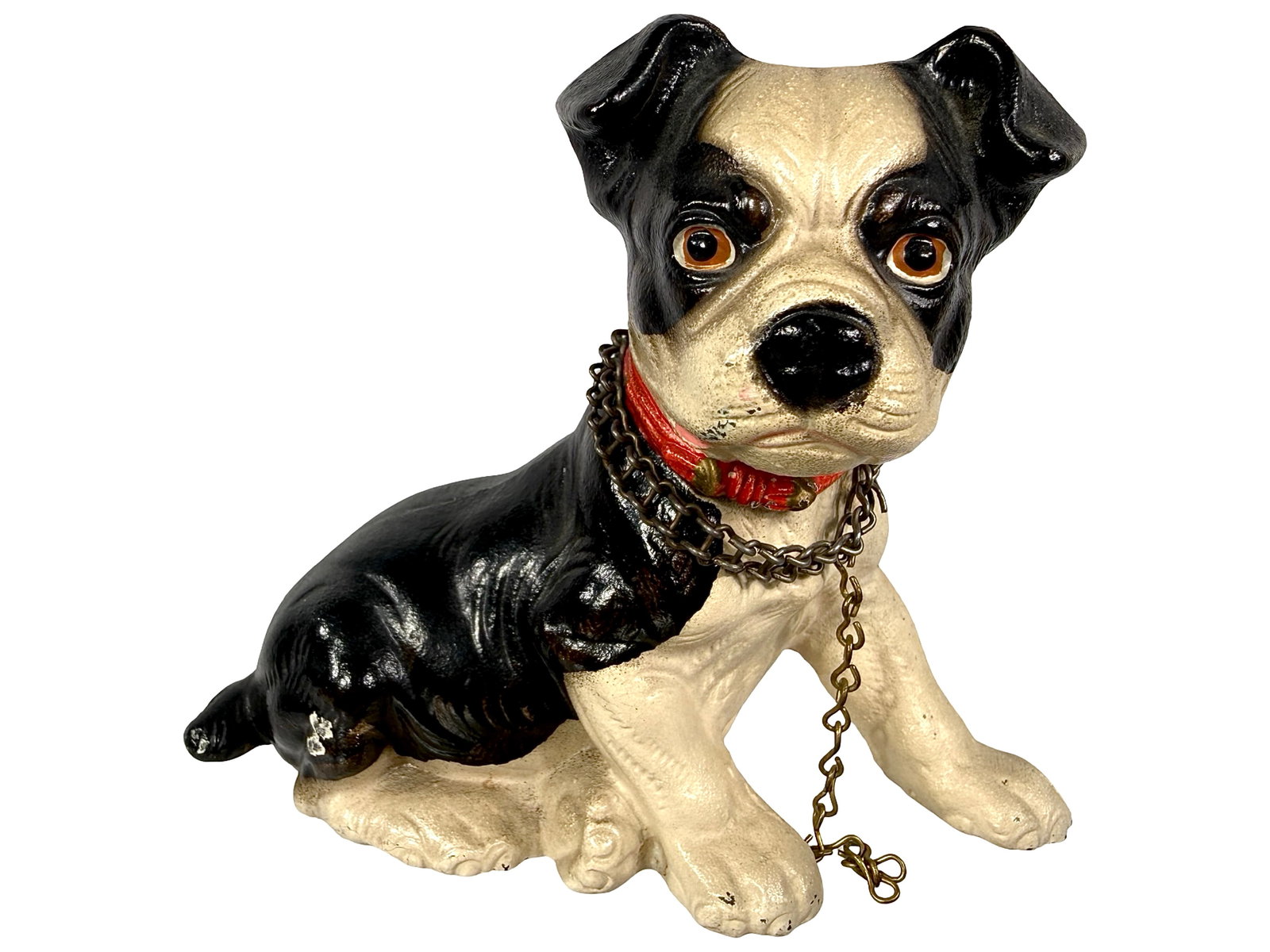 Boston Bull Terrier Cast Iron Bank (1 of 5)