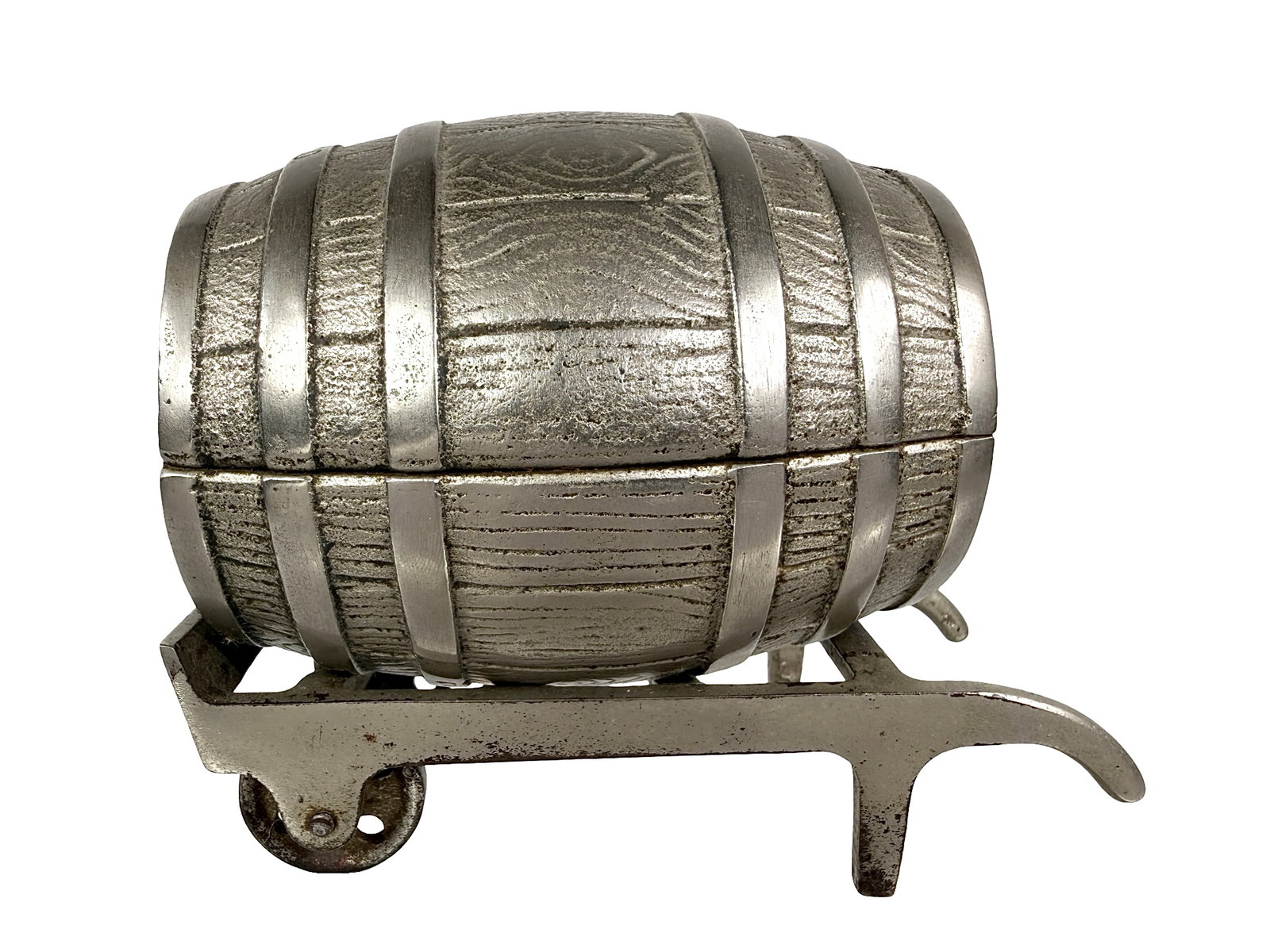 White City Barrel on Cart: By the Nicol U. S. Company. American - Ca. 1894 - 5" L.
