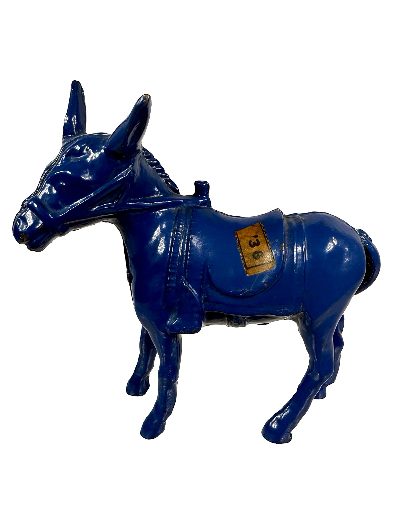 Small Blue Donkey Bank (1 of 6)