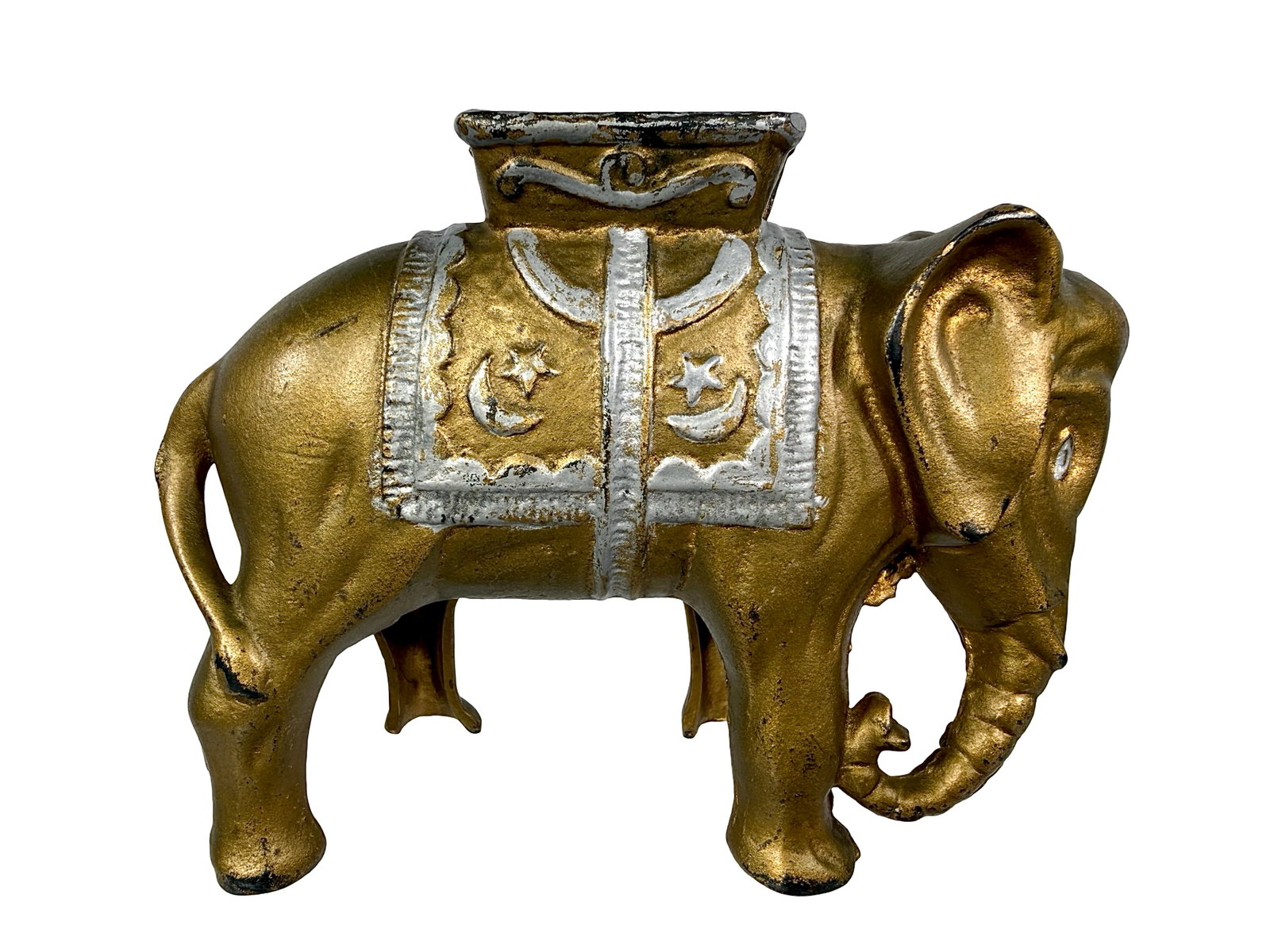Circus Elephant with Howdah - Cast Iron Bank (1 of 6)