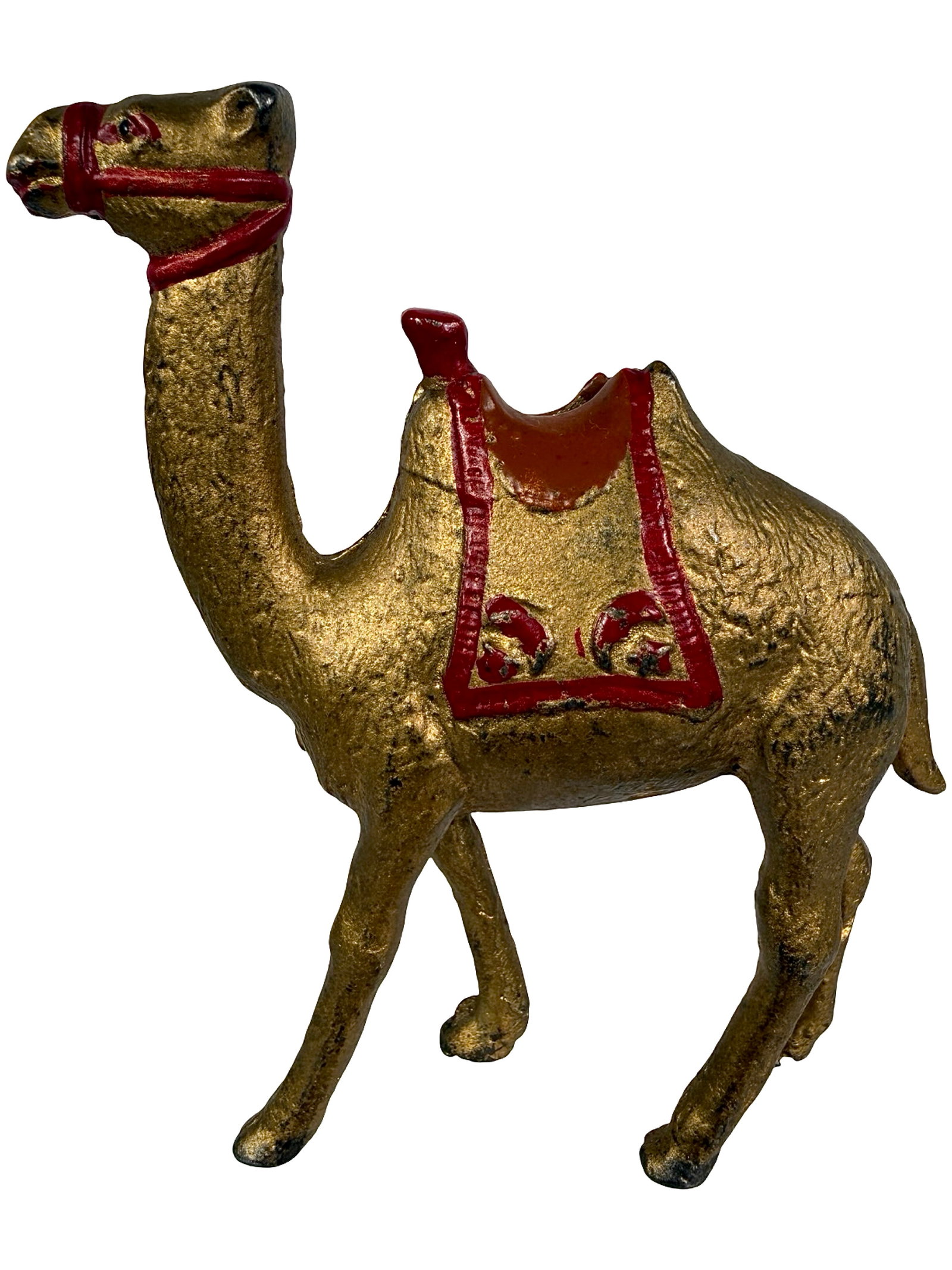 Small Standing Camel Bank: By the A. C. Williams Company. Ohio - 1920's - 4 3/4" T x 4" W. Bob & Shirley Peirce Collection.
