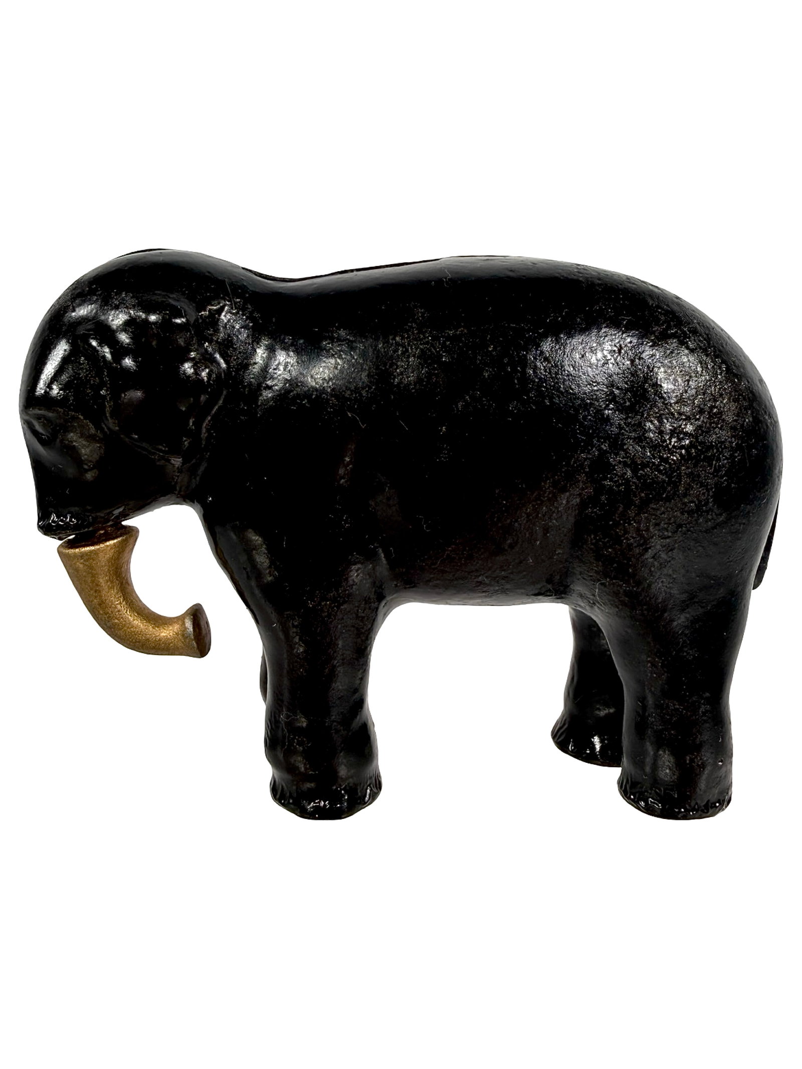 Elephant with Swivel Trunk - Cast Iron Bank (1 of 6)