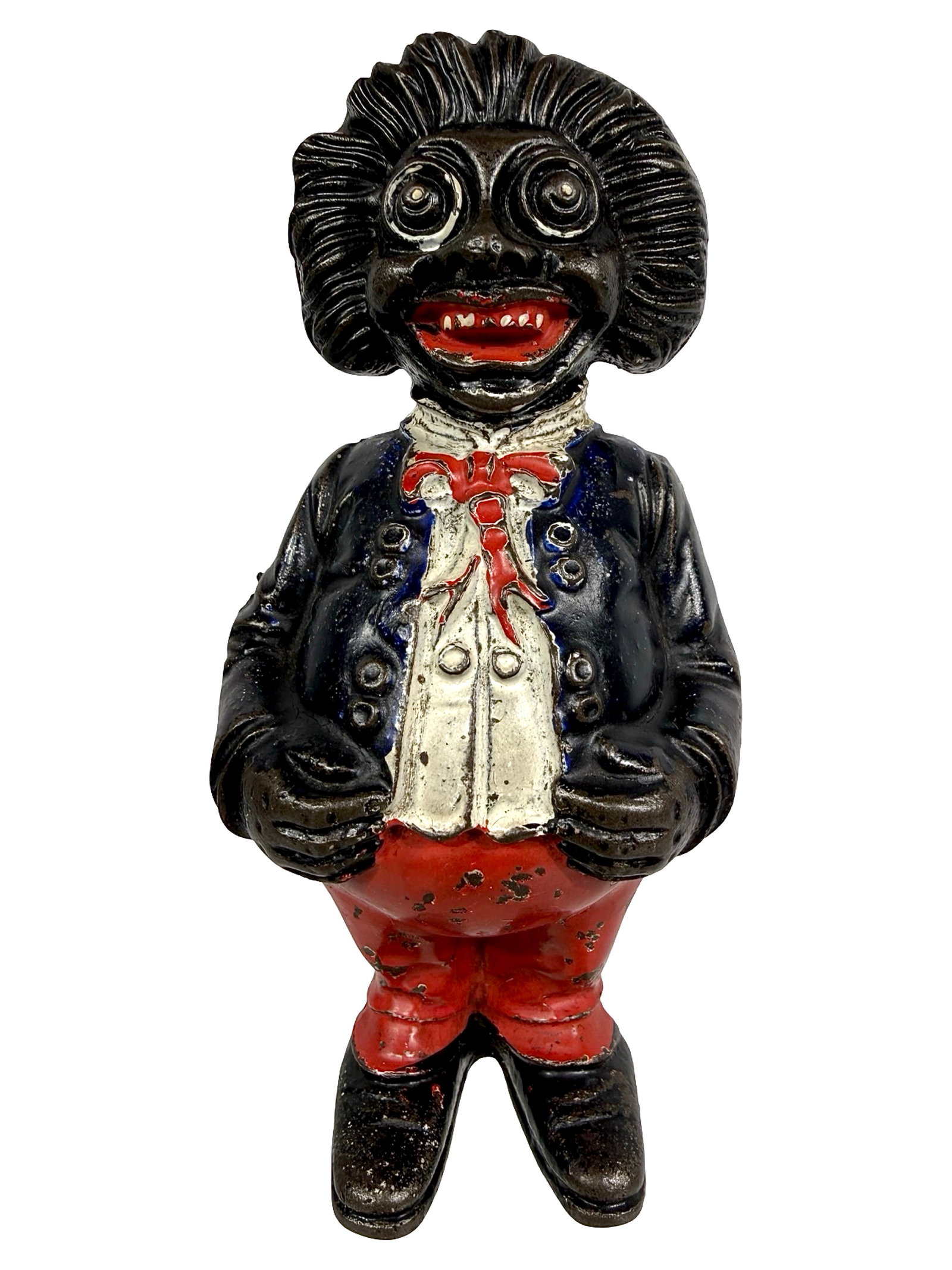 The Golliwog Still Bank: By the John Harper Company Ltd. England - Late 1910's - 6 1/2" T. The Tom Kellogg Collection.