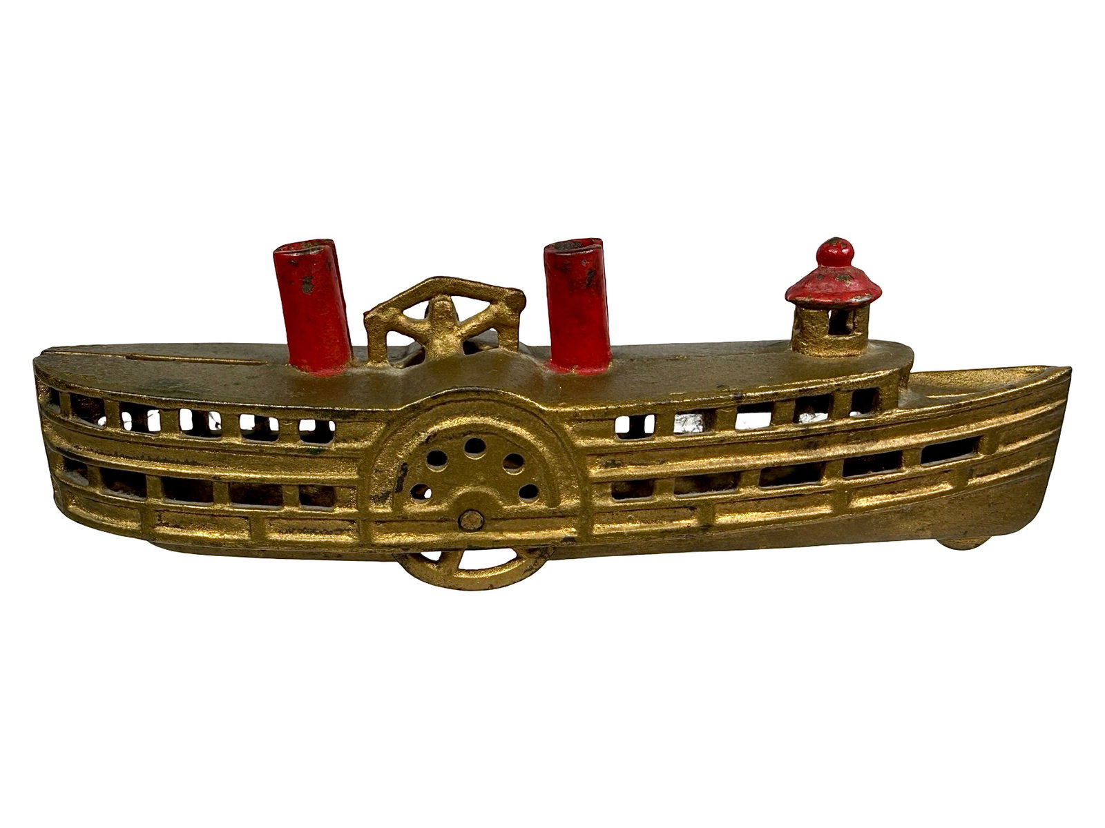Gold & Red Steamboat Bank (1 of 6)