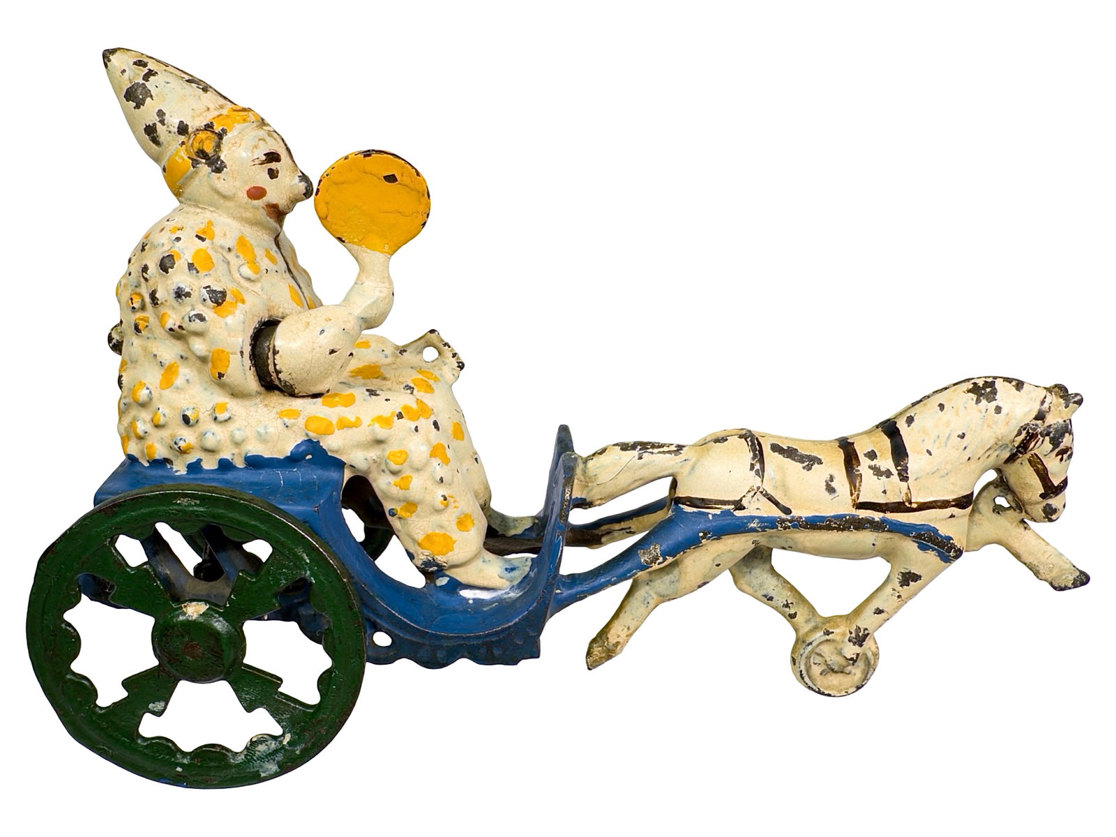 Clown with Articulated Fan - Cast Iron Toy (1 of 7)