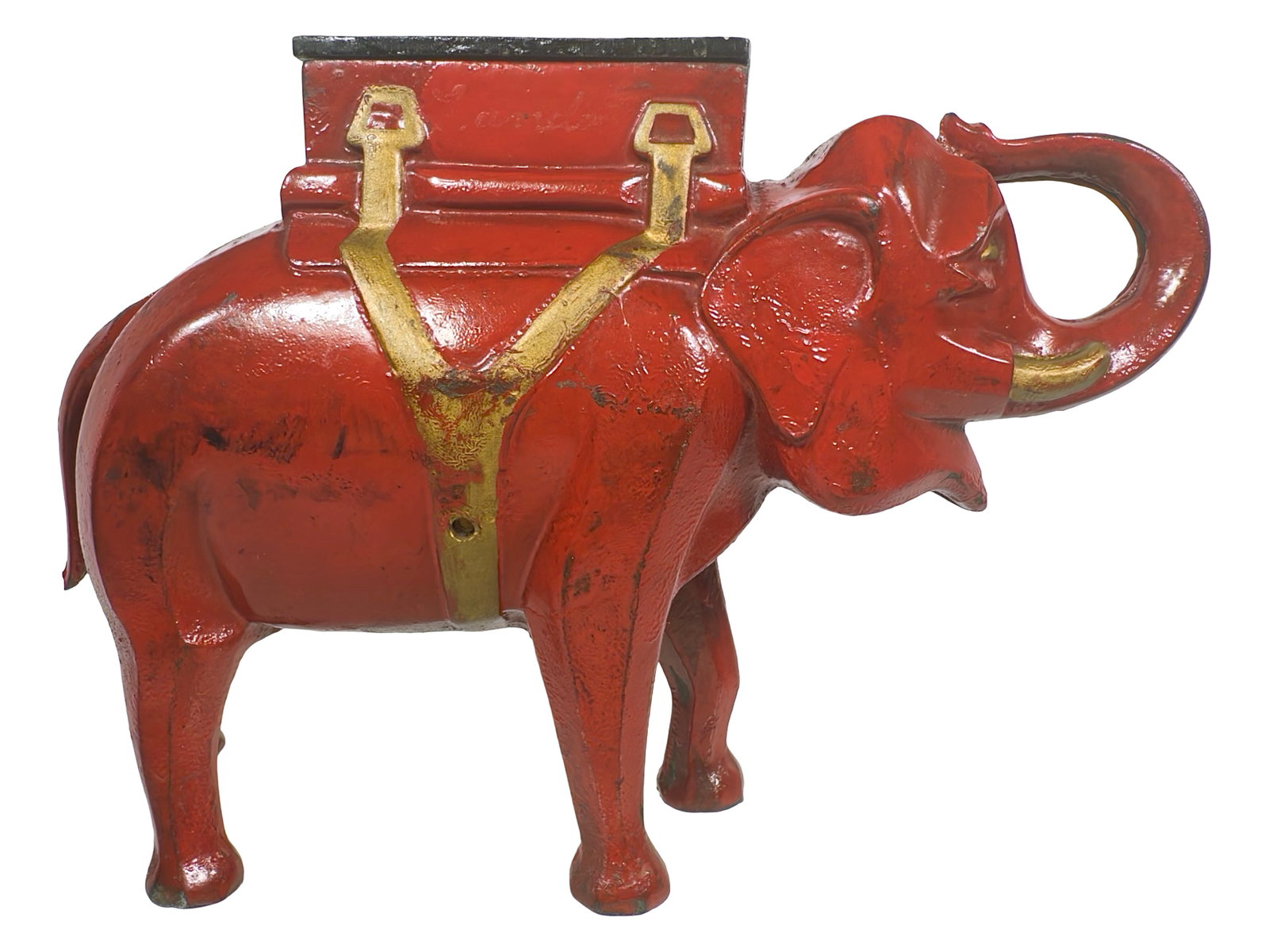 Republican Convention Cigarette Dispenser - Rare: American - Dated 1936. 6" Tall x 9" Wide x 3" Deep. These Cigarette Dispensers were placed throughout the hall of the 1936 Republican National Convention held in Cleveland Ohio. Governor Alfred Landon