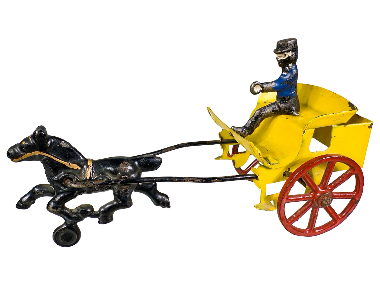 Miniature Road Cart or Gig - Cast Iron Toy (1 of 1)