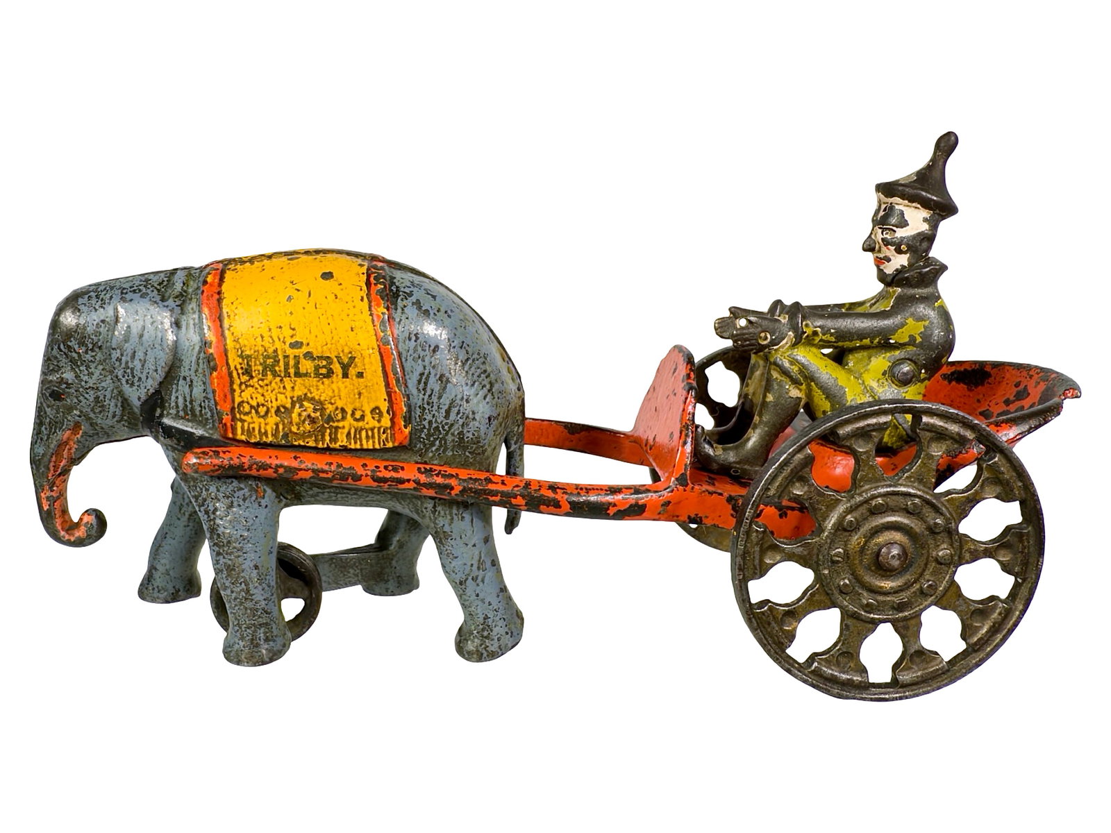 Trilby the Elephant & Circus Chariot - Cast Iron Toy (1 of 1)