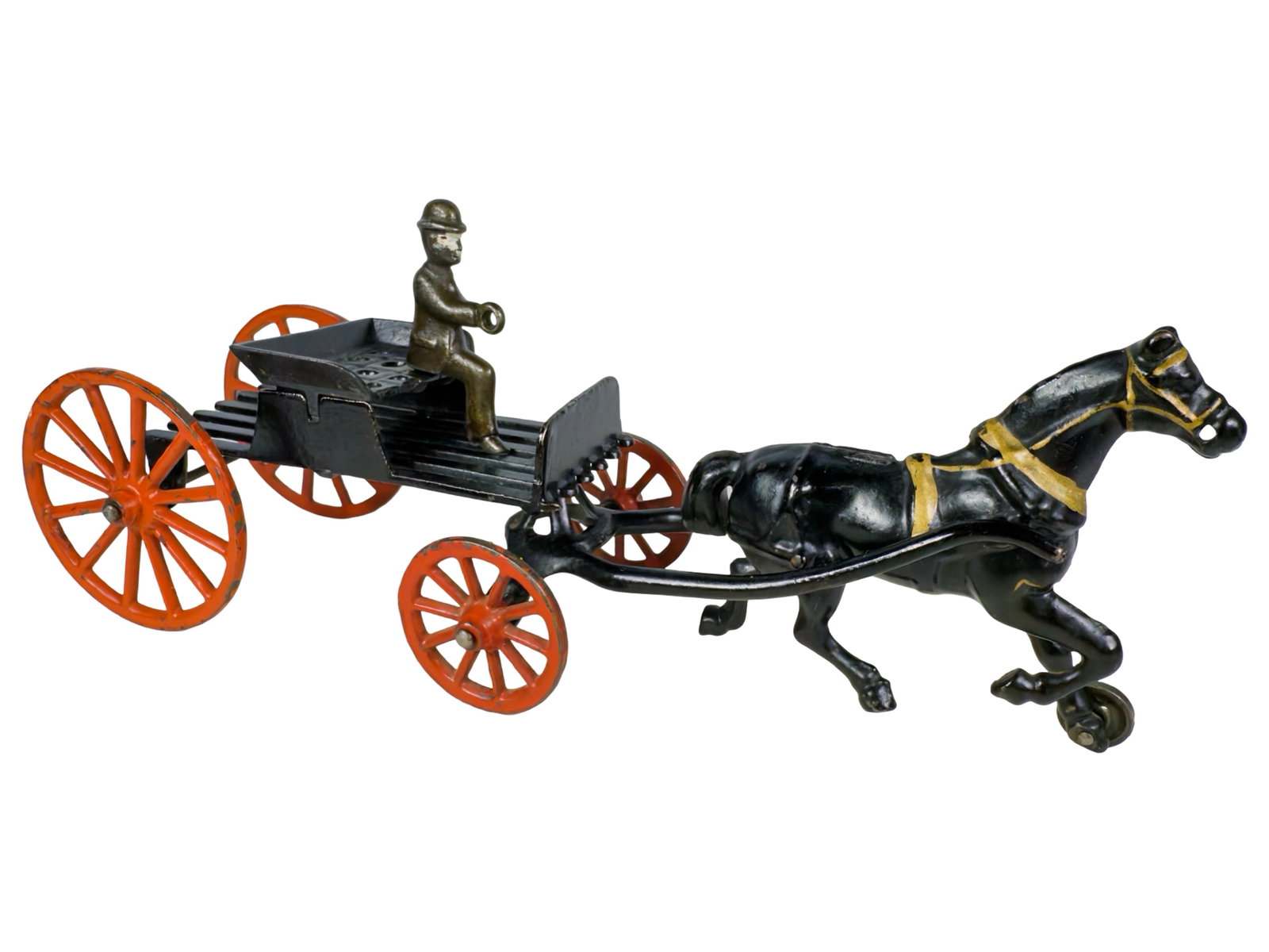 Elegant Black Buckboard - Cast Iron Toy (1 of 1)