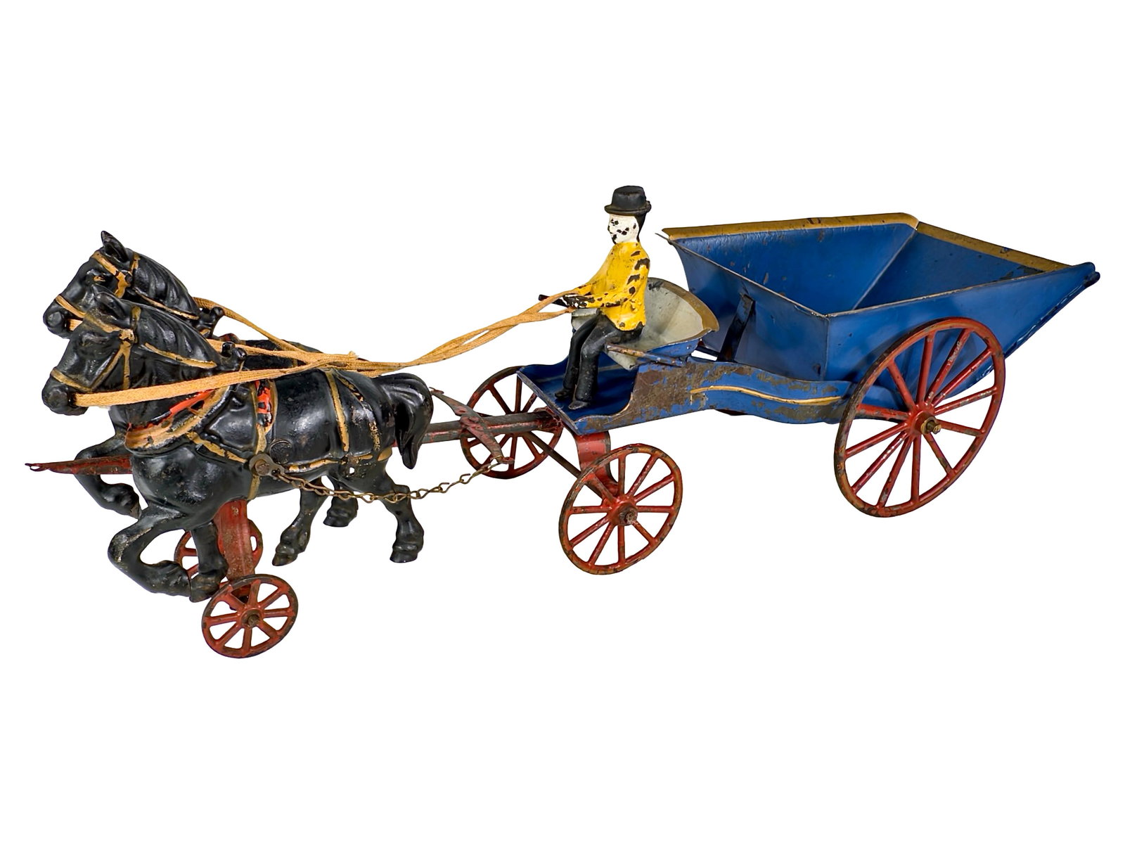Unusual Coal Dump Truck - Cast Iron Toy (1 of 1)