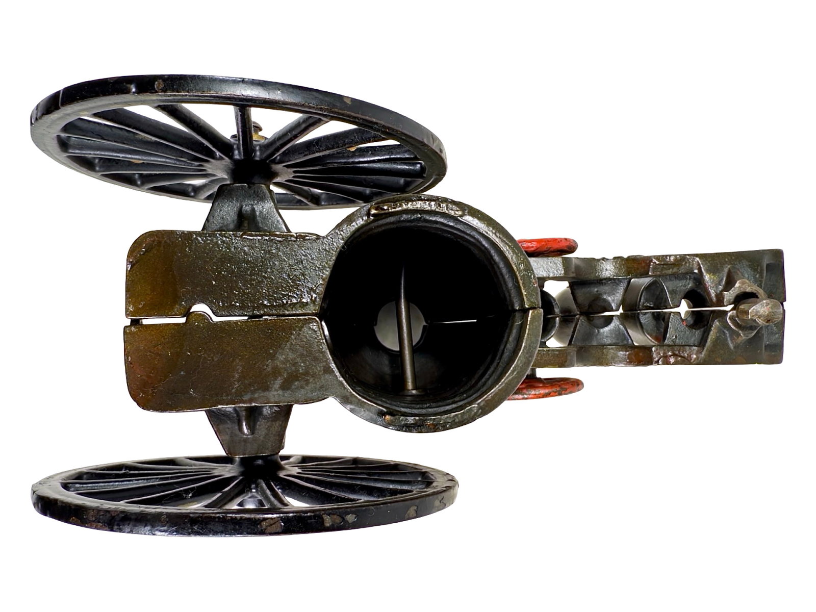 Electroplated Fire Pumper - Cast Iron Toy - 14