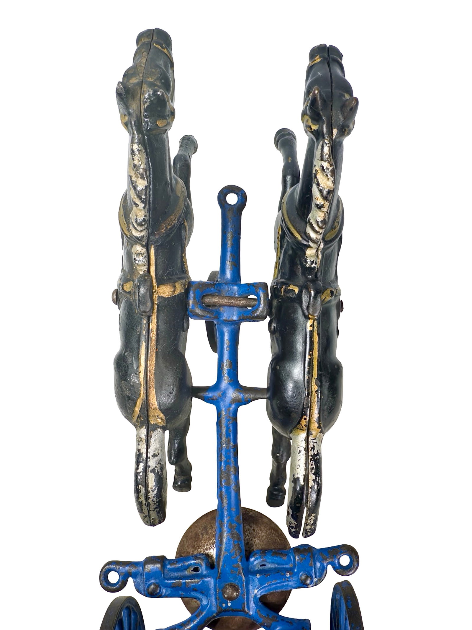 Black Fire Pumper Apparatus - Cast Iron Toy - 13