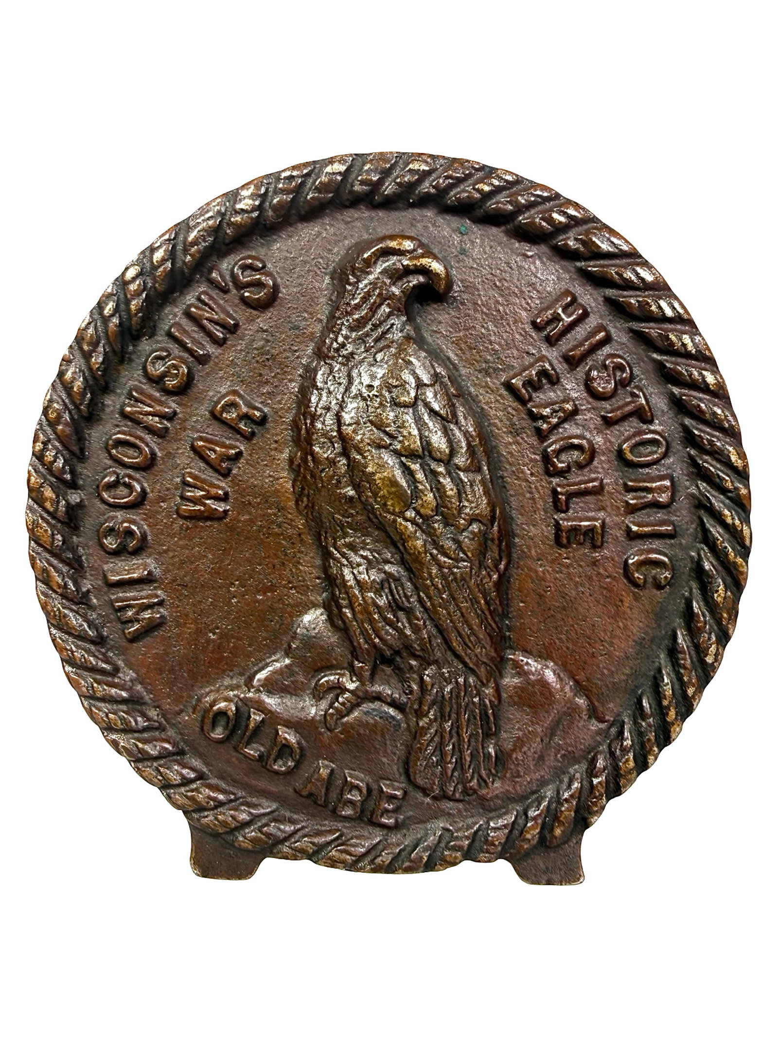 Wisconsin War Eagle Medallion - Still Bank (1 of 6)