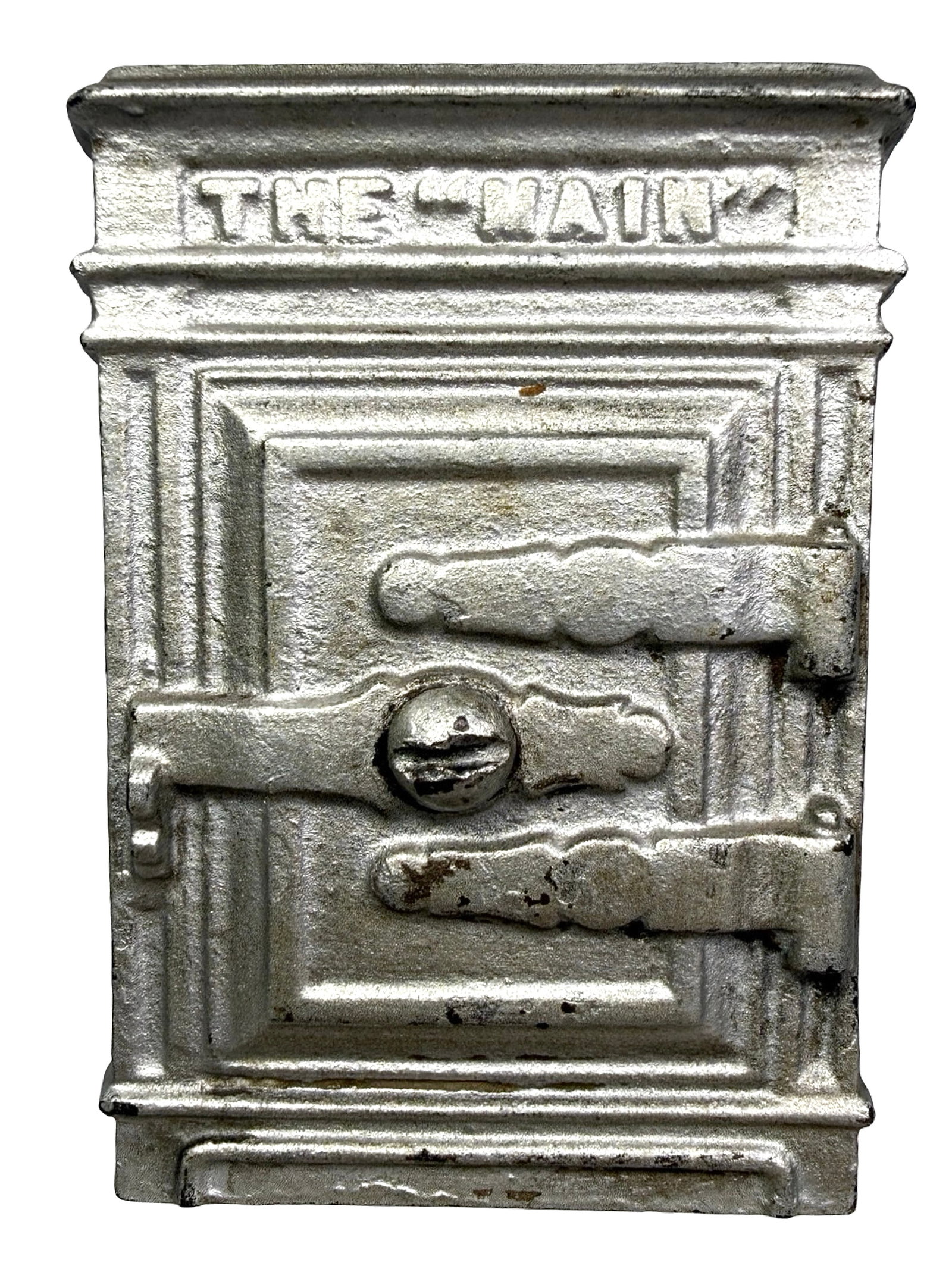 The Main Gas Meter Bank: Thomas Clover Dry Meters. English - 1895 - Possibly Unique. 3 1/4" T x 2 1/2" W x 2 1/4" D. The Tom Kellogg Collection. This simulates an actual 19th Century Gas Meter used in tenement housing to