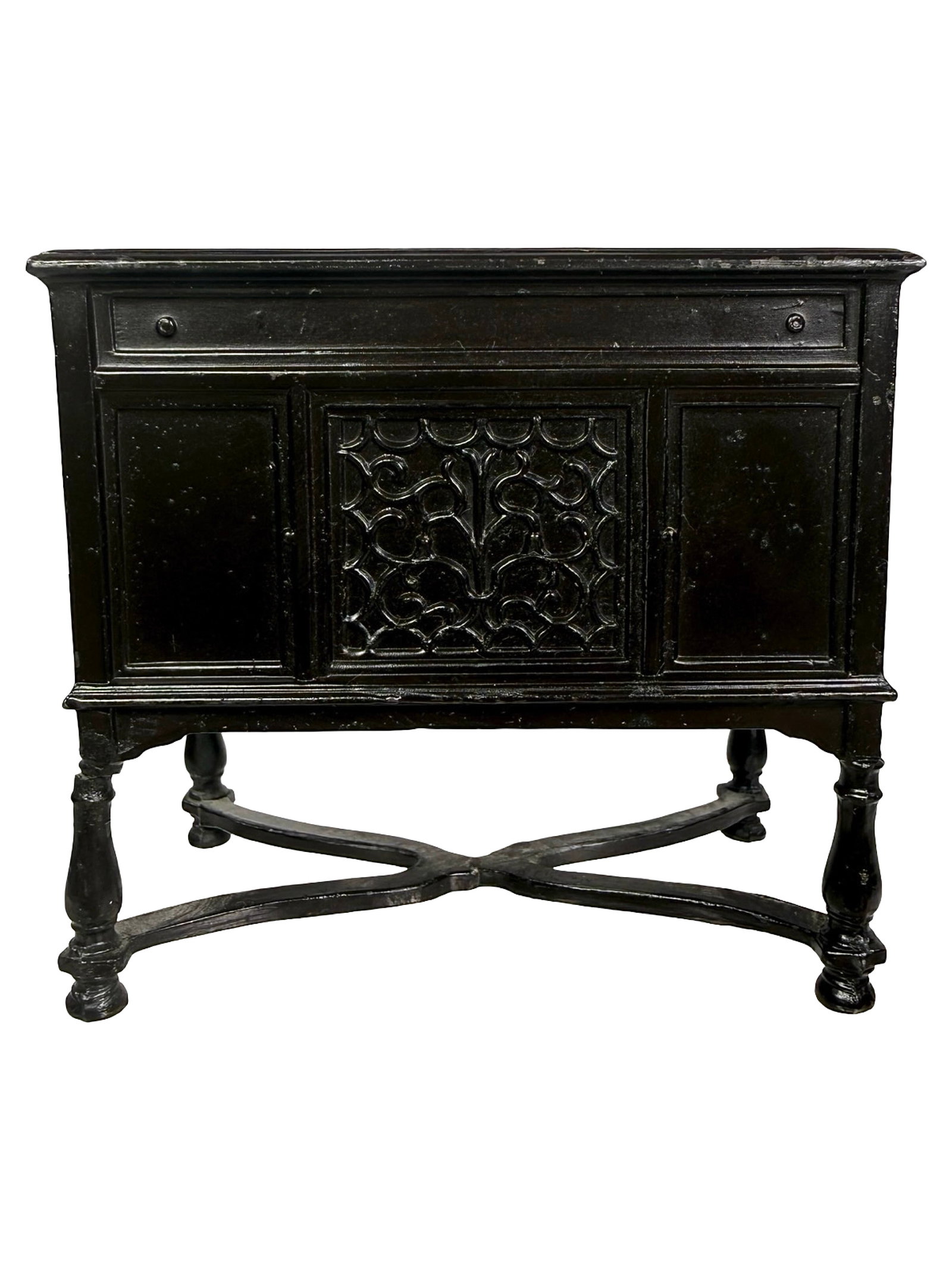 Edison Record Player with Cabinet - Scarce - Still Bank: By Rehberger Mfg. Co. Chicago, IL - 1935. 3 1/4" L x 3" T x 1 3/4" D. Bob and Shirley Peirce Collection.