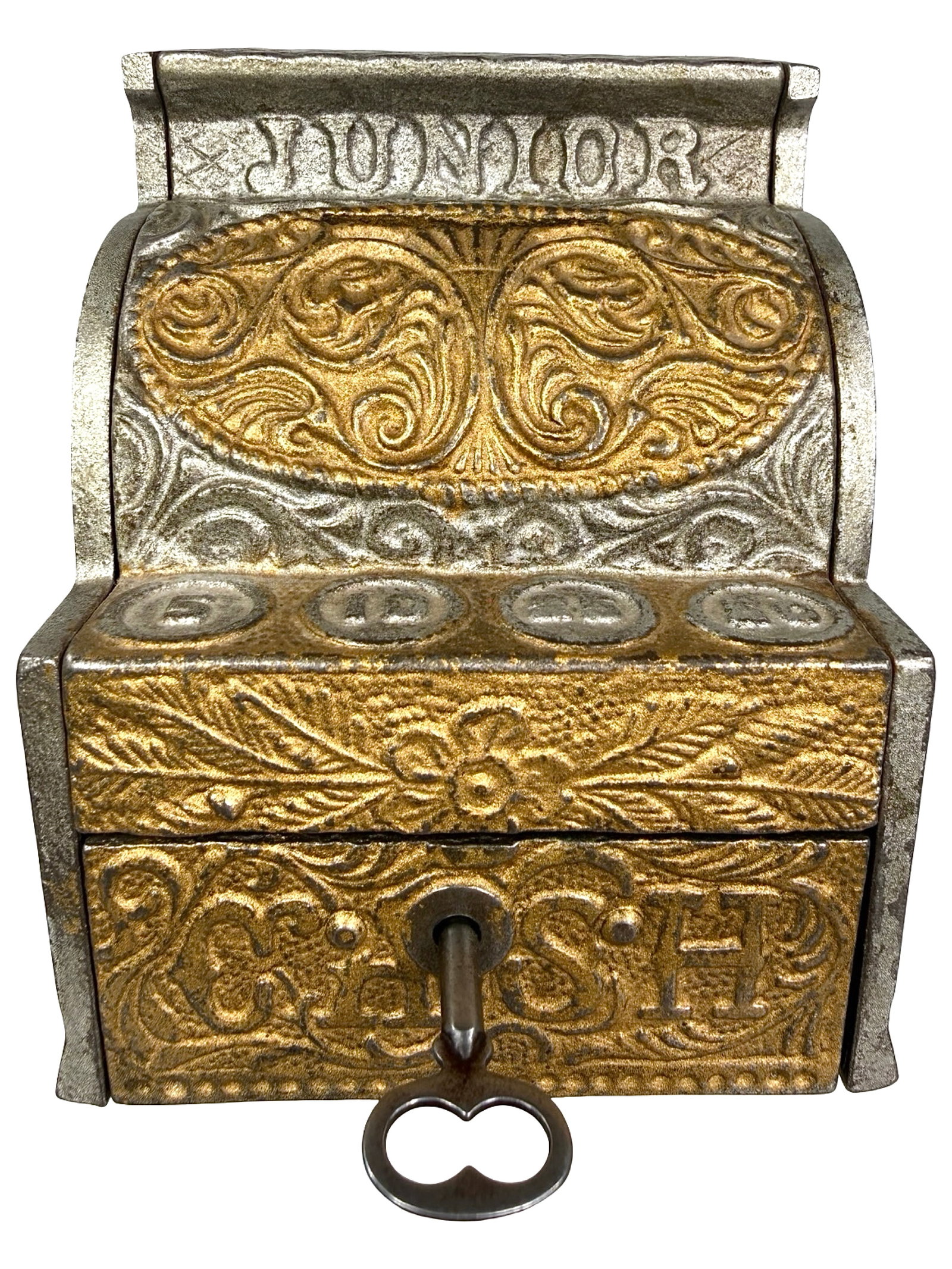 Silver & Gold Junior Cash Register Bank (1 of 6)