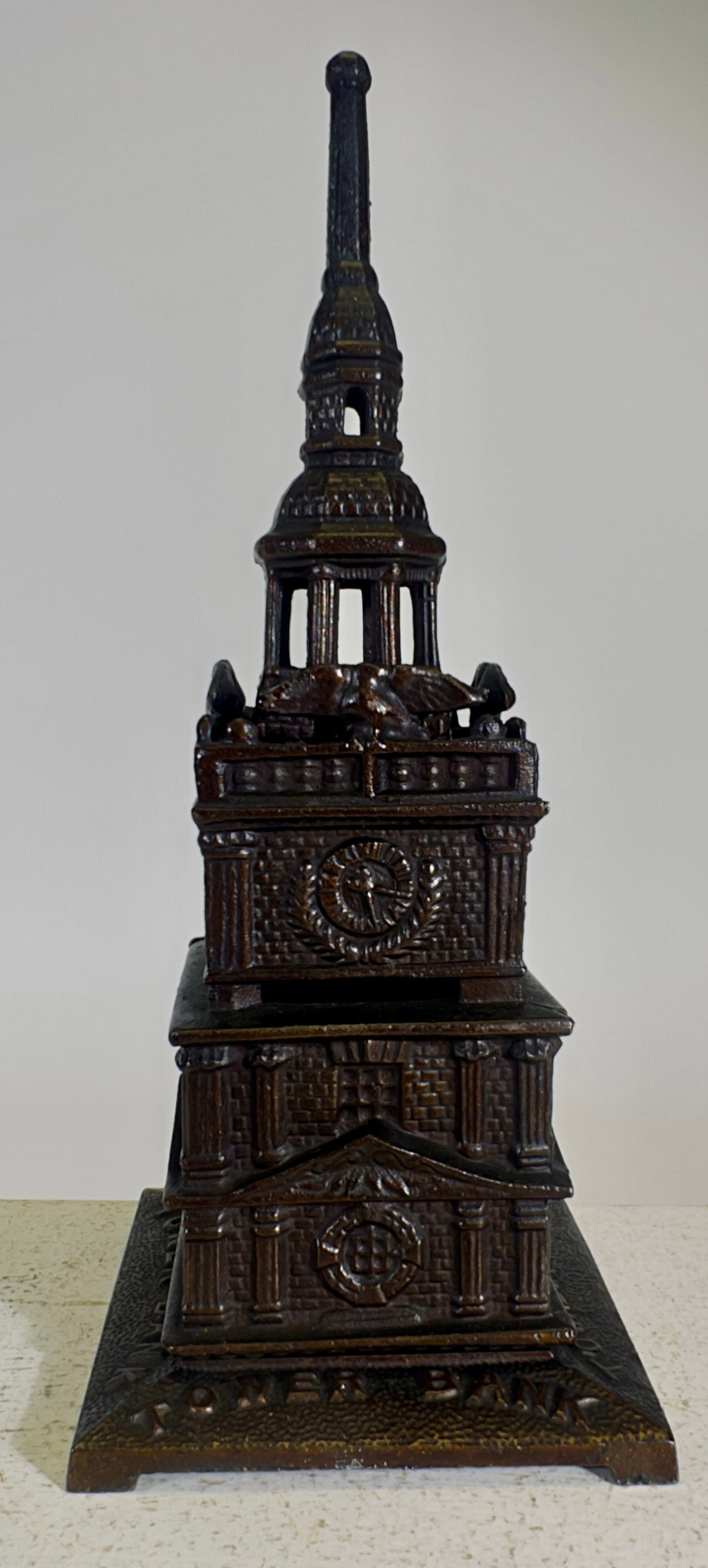 Tower - Cast Iron Still Bank (1 of 3)