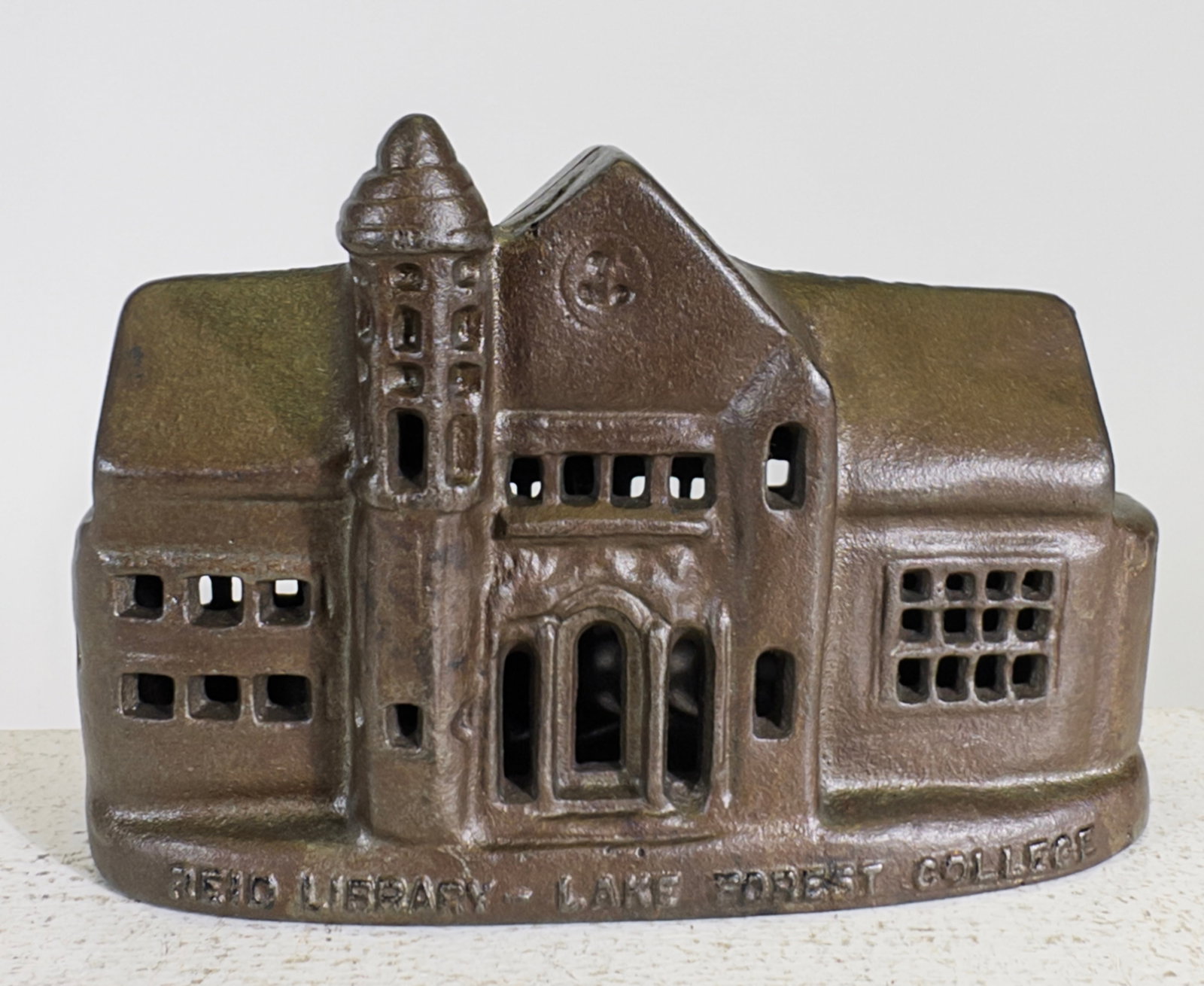 Reid Library - Lake Forest College - Cast Iron Bank (1 of 3)